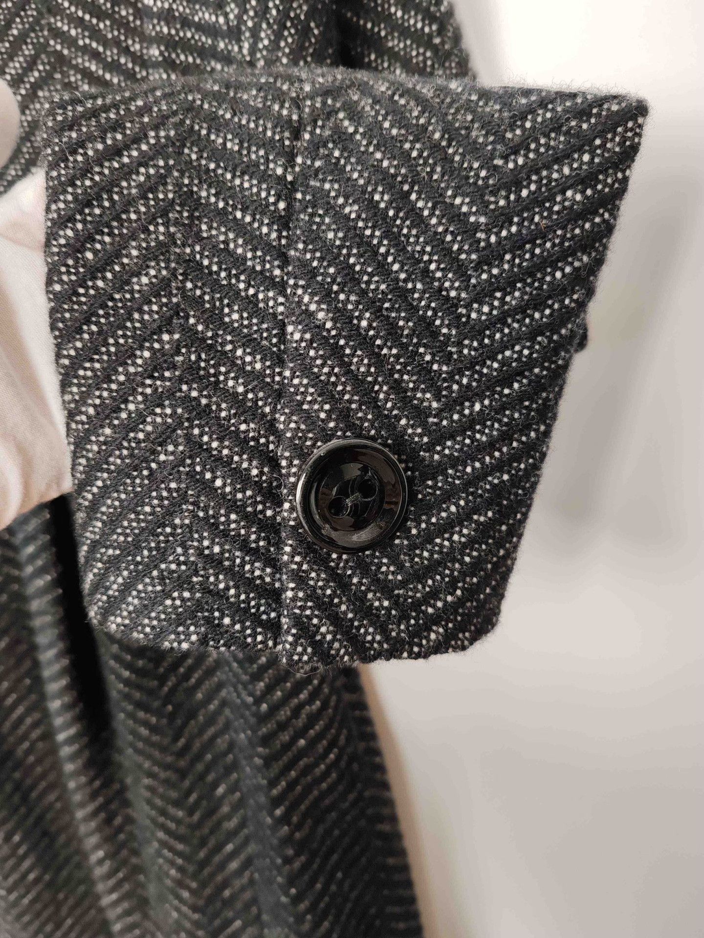 Max Mara MaxMara Studio Herringbone Wool Coat Size 2 Size XS / US 0-2 / IT 36-38 - 6 Thumbnail