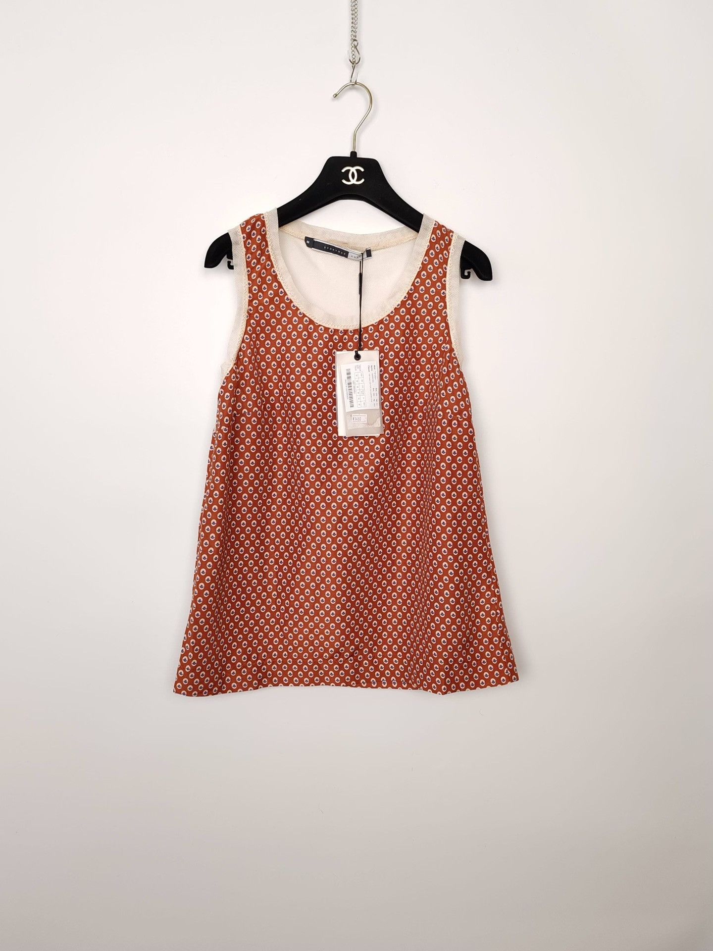 Max Mara Sportmax Code Floral Print Tank Top Size M Size M / US 6-8 / IT 42-44 - 2 Thumbnail