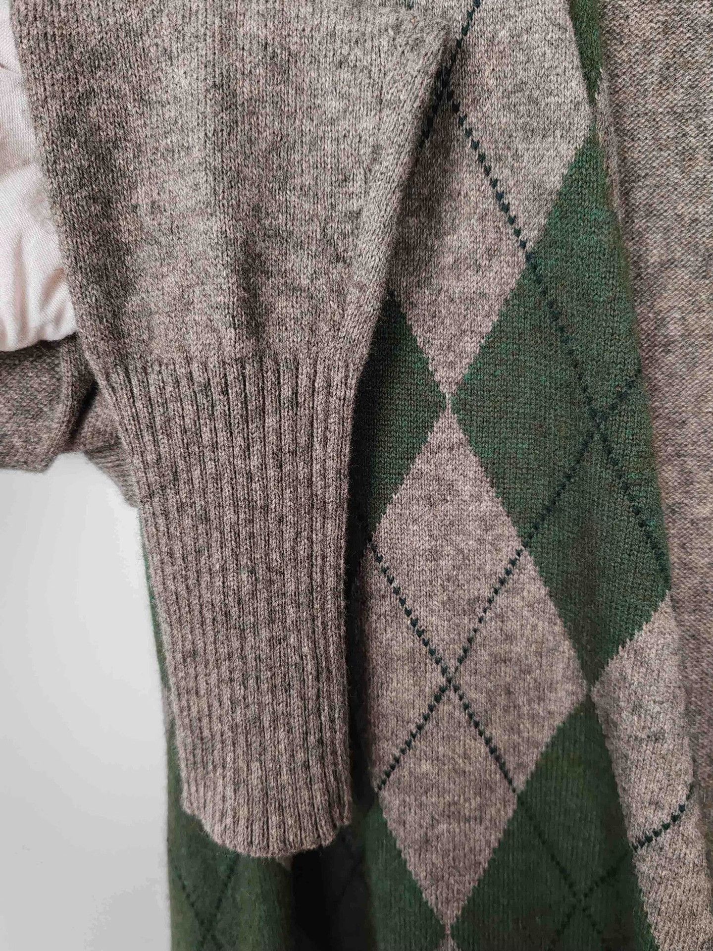 Max Mara MaxMara Argyle Cashmere Blend Cardigan Size S Size S / US 4 / IT 40 - 6 Thumbnail