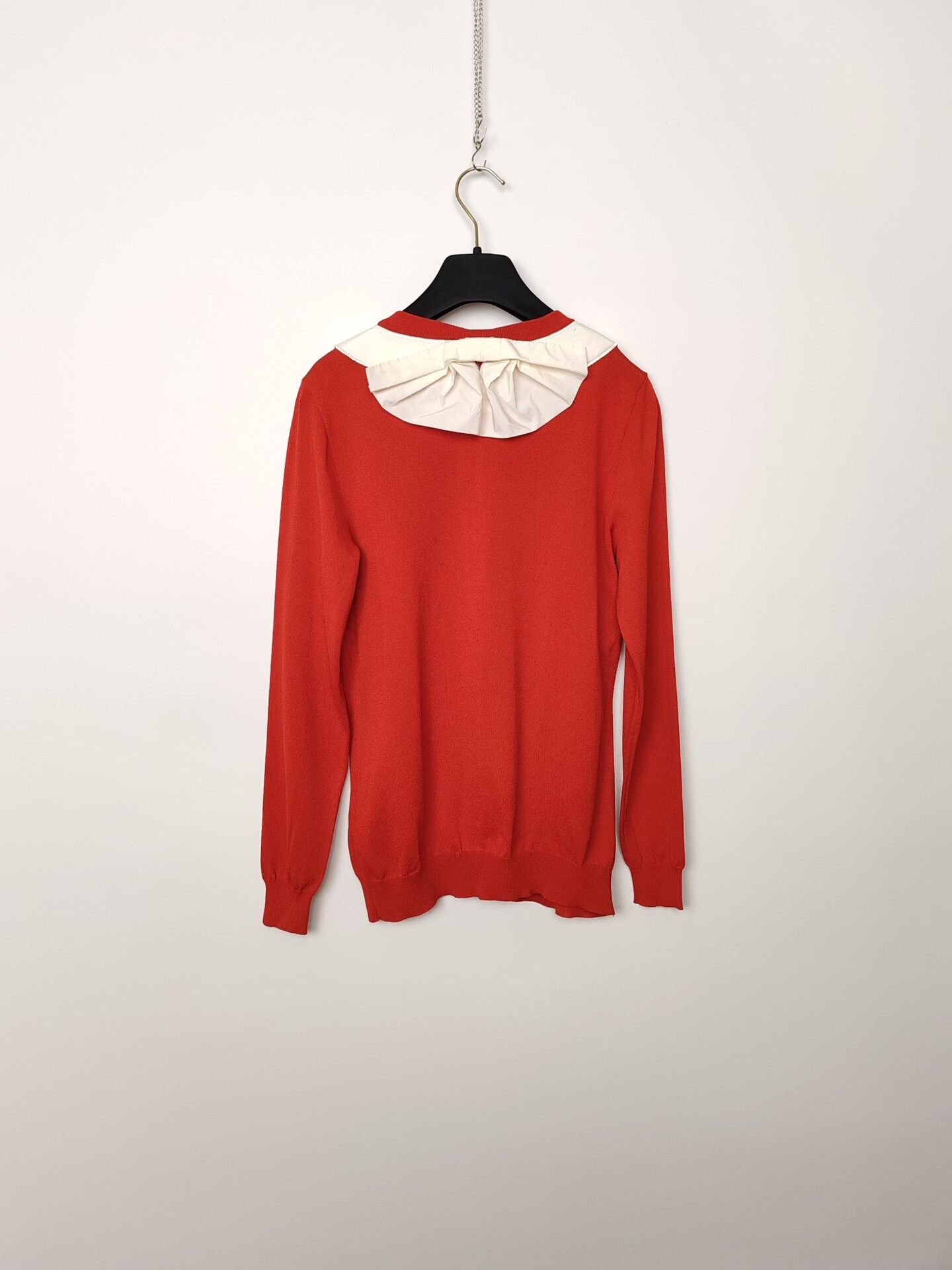 Boutique Moschino Boutique Moschino Swan Embroidered Cardigan Size 40 Size S / US 4 / IT 40 - 3 Thumbnail