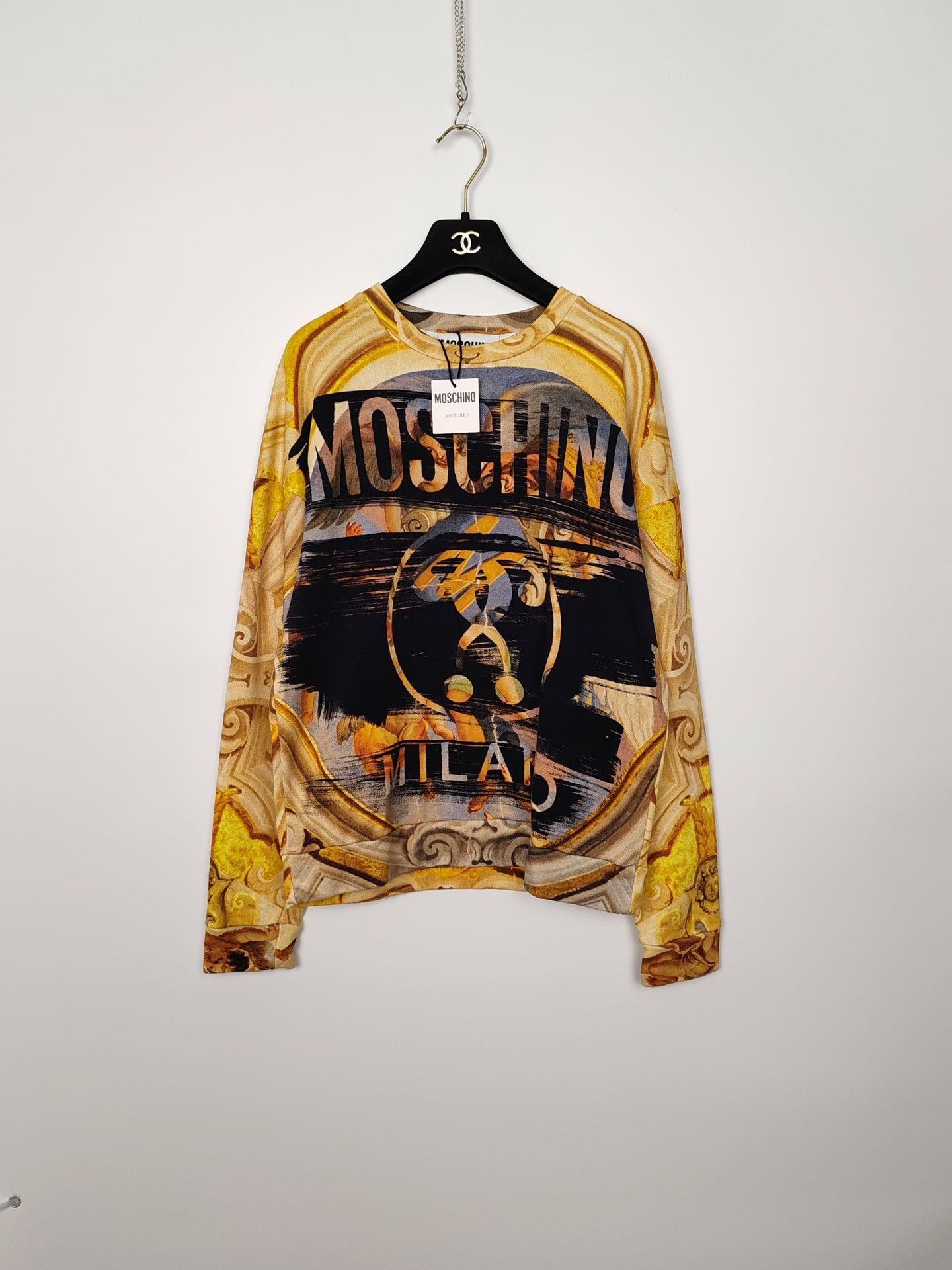 Moschino Moschino Angel Print Sweatshirt Size L Size L / US 10 / IT 46 - 2 Thumbnail