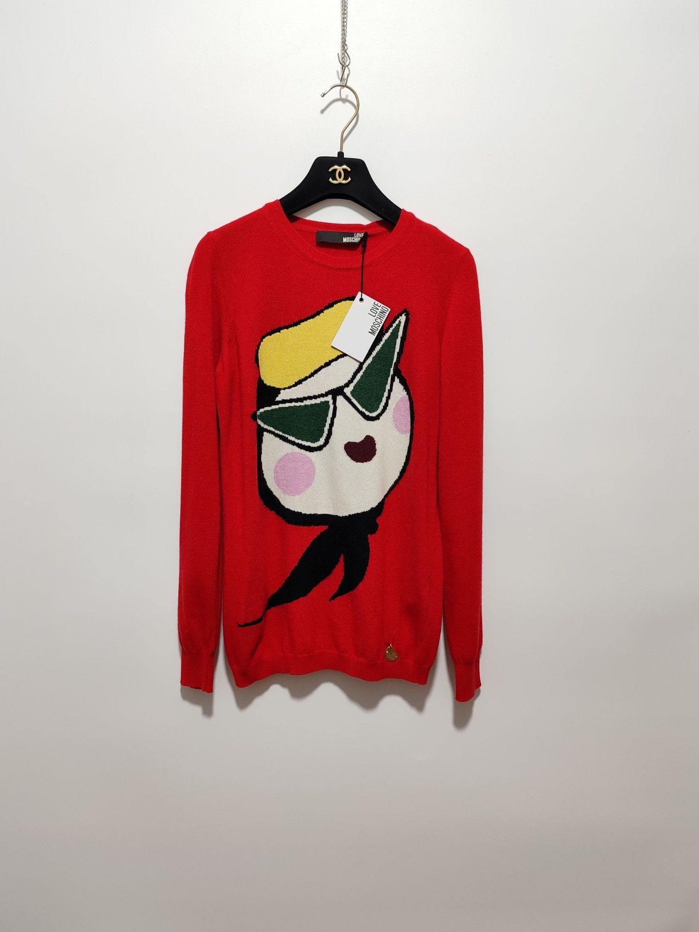 Love Moschino Love Moschino Graphic Sweater IT 40 Size S / US 4 / IT 40 - 2 Thumbnail