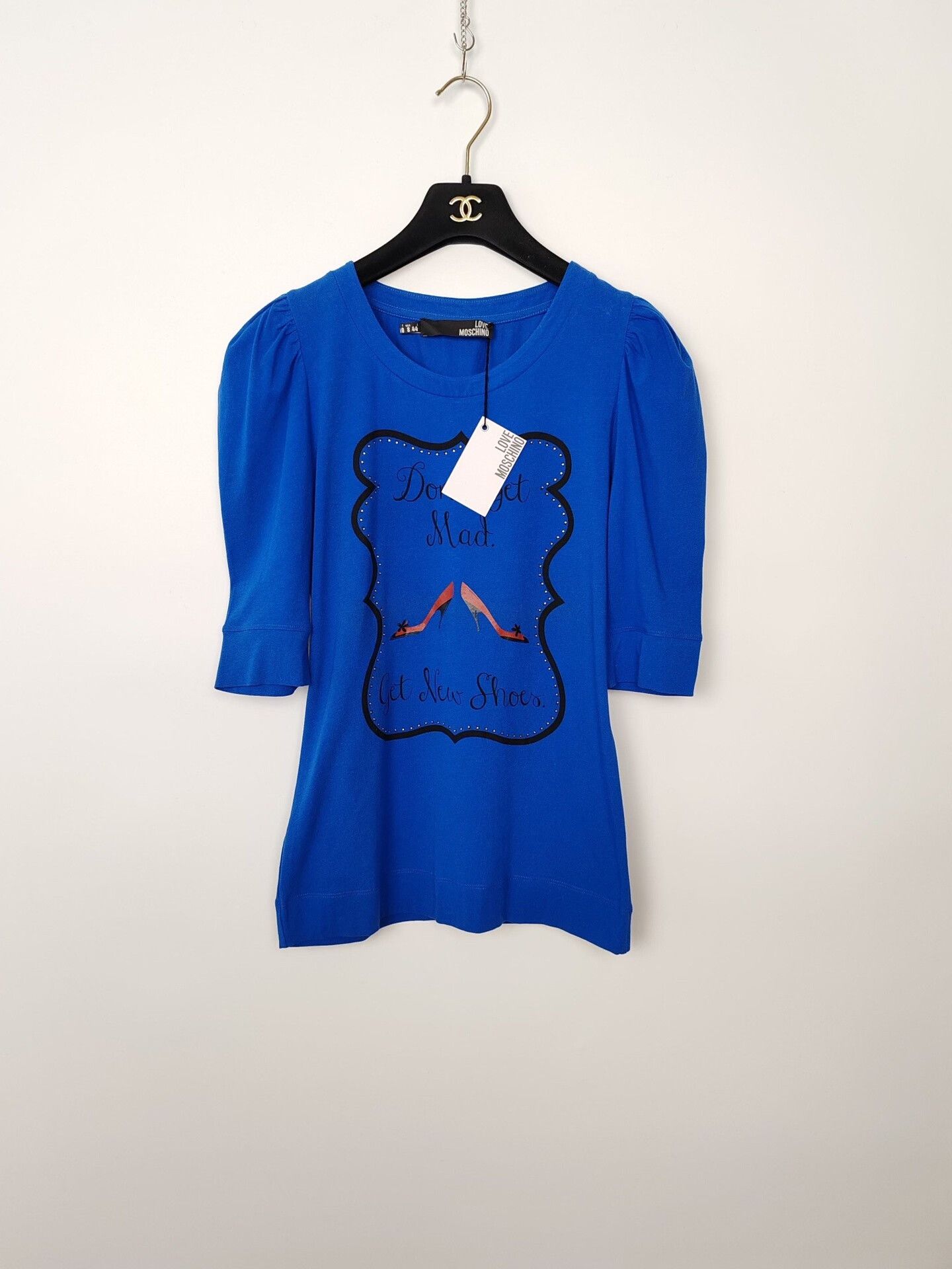 Love Moschino Love Moschino Graphic Print Short Sleeve T-Shirt Size IT 44 Size M / US 6-8 / IT 42-44 - 2 Thumbnail