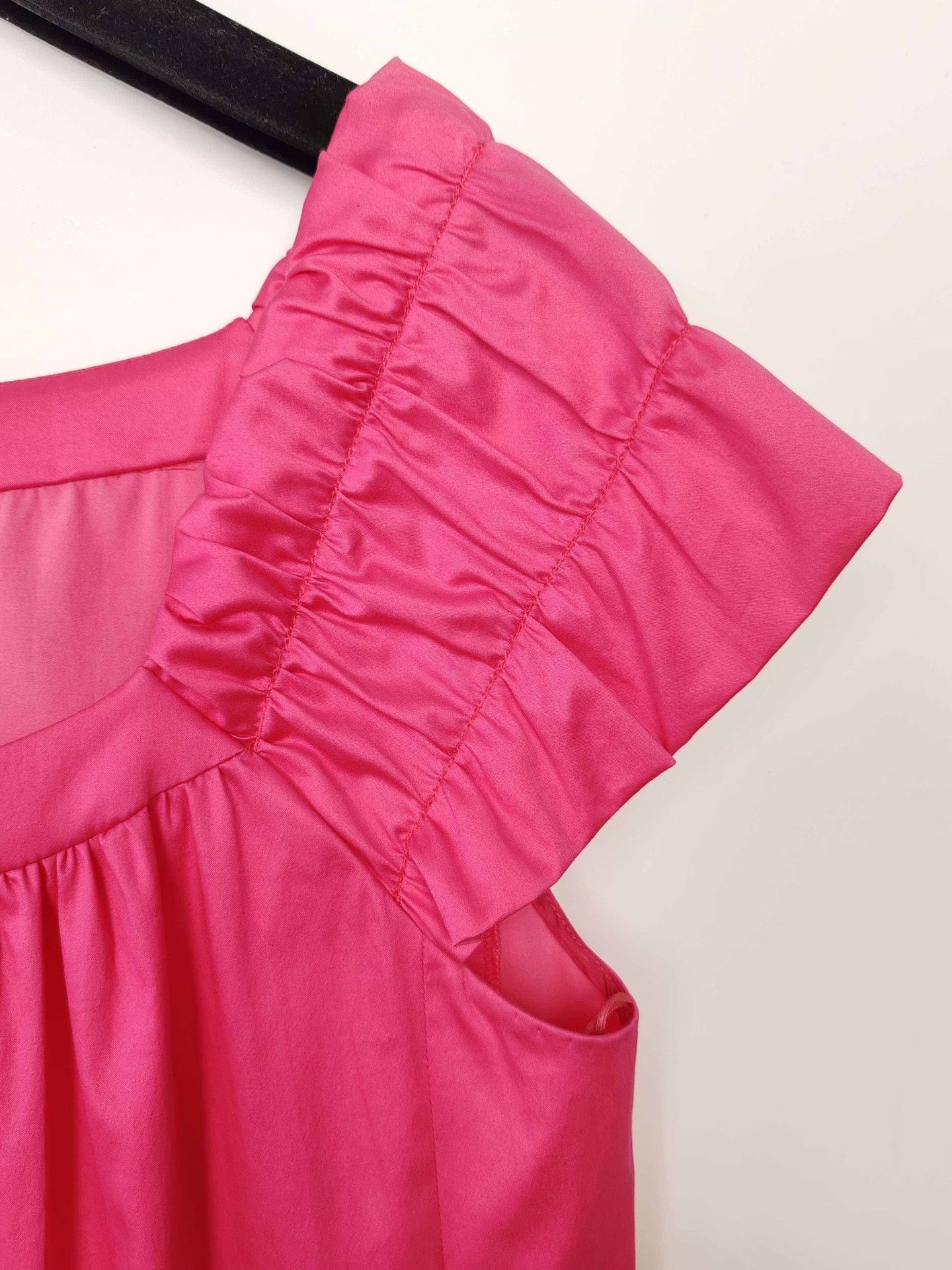 Moschino Moschino Pink Ruffled Blouse Size 40 Size S / US 4 / IT 40 - 7 Thumbnail