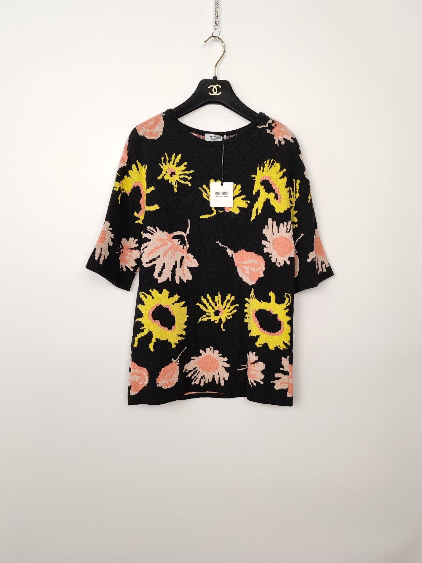 Moschino Moschino Floral Knit Sweater Size 42 Size M / US 6-8 / IT 42-44 - 2 Thumbnail