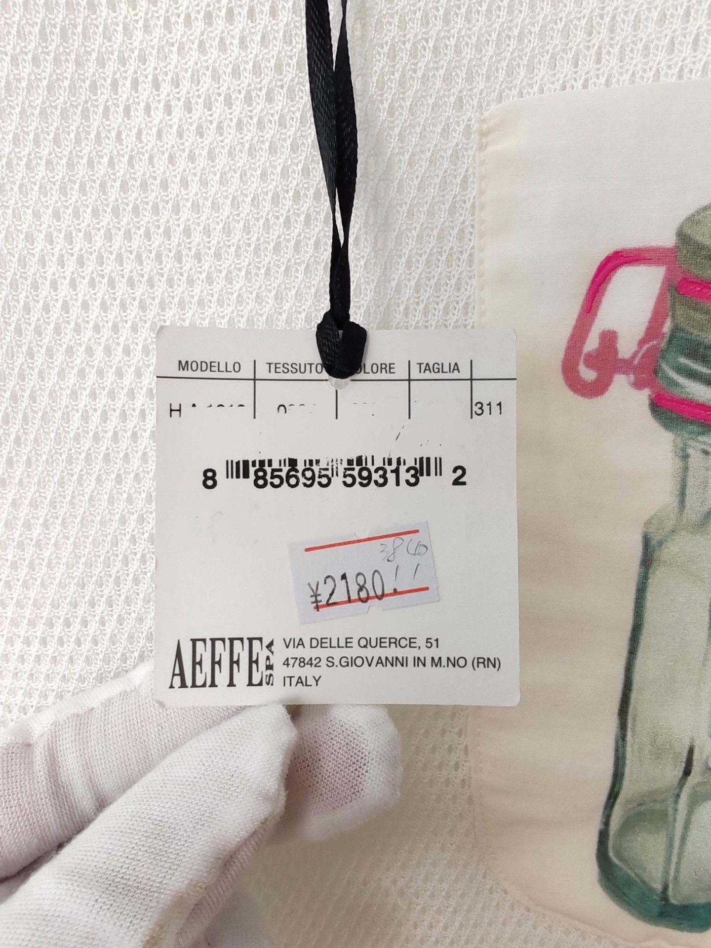 Moschino Moschino Cheap and Chic Jar Print Mesh T-Shirt Size 38 Size XS / US 0-2 / IT 36-38 - 5 Thumbnail