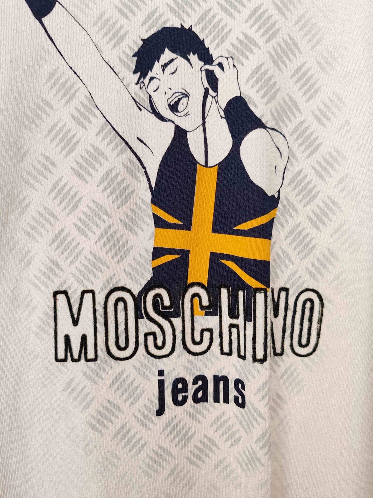 Moschino Moschino Graphic Long Sleeve T-Shirt Size XL Size US XL / EU 56 / 4 - 6 Thumbnail