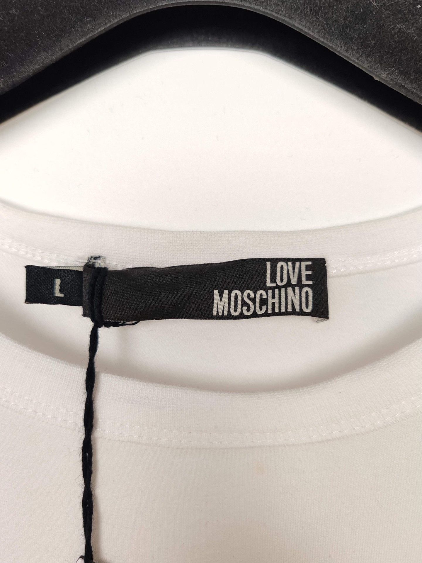 Love Moschino Love Moschino Gold Graphic Long Sleeve T-Shirt Size L Size L / US 10 / IT 46 - 4 Thumbnail
