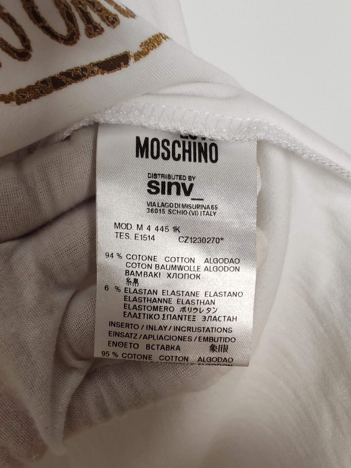 Love Moschino Love Moschino Gold Graphic Long Sleeve T-Shirt Size L Size L / US 10 / IT 46 - 9 Thumbnail