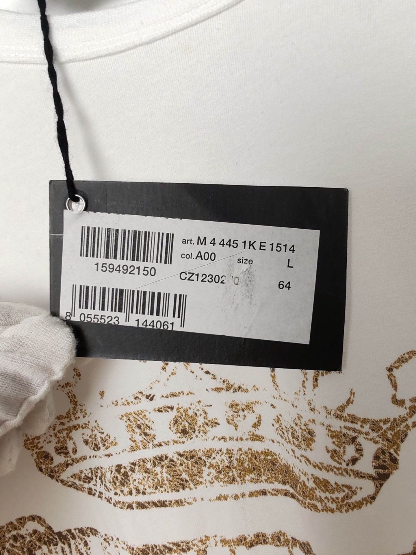 Love Moschino Love Moschino Gold Graphic Long Sleeve T-Shirt Size L Size L / US 10 / IT 46 - 5 Thumbnail