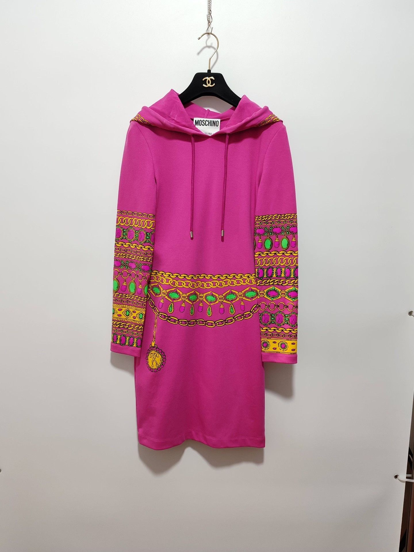 Moschino Moschino Jewel Print Hoodie Dress IT 38 Size XS / US 0-2 / IT 36-38 - 2 Thumbnail