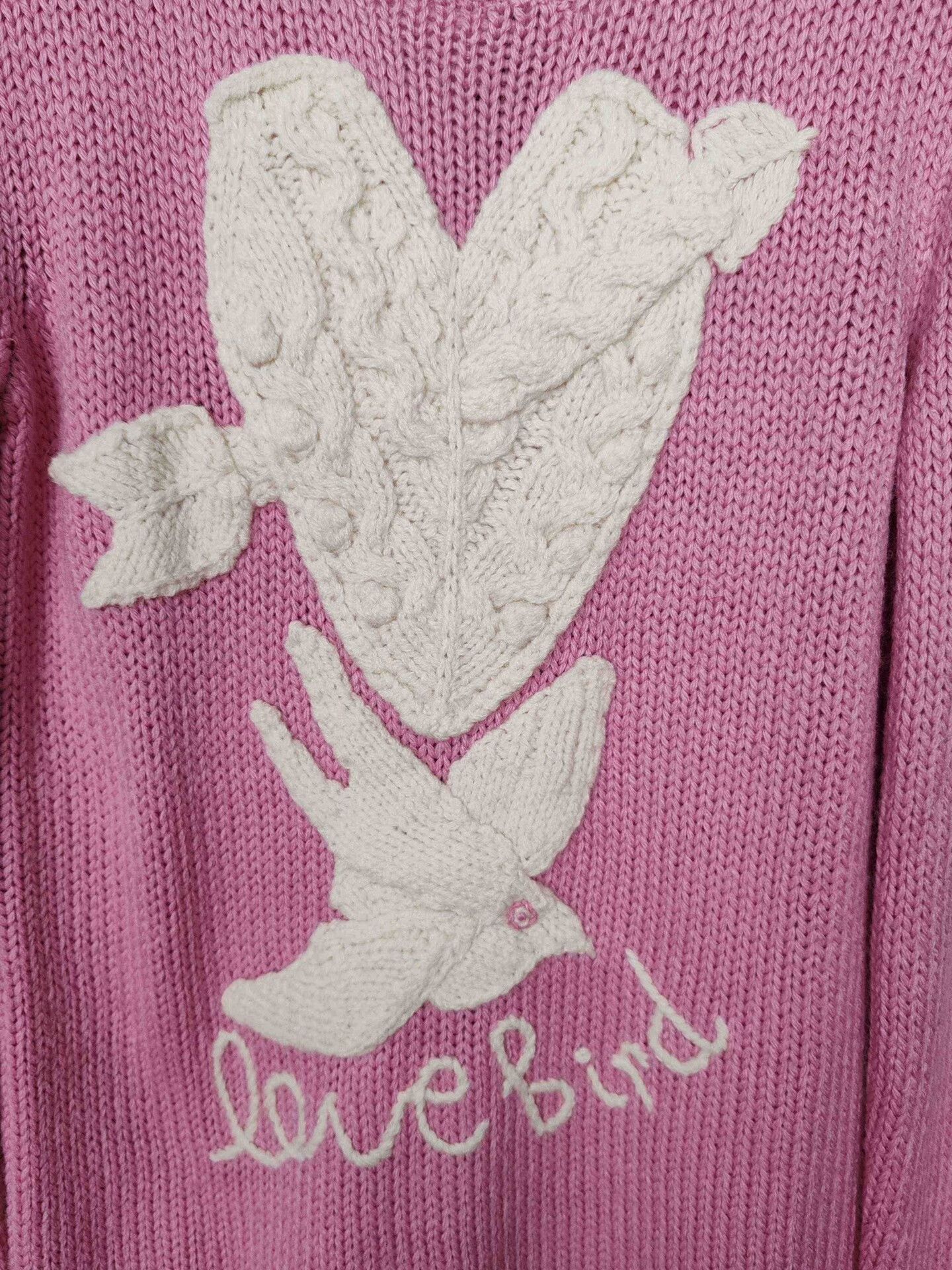 Moschino Moschino Cheap and Chic Love Bird Knit Sweater Size 44 Size M / US 6-8 / IT 42-44 - 6 Thumbnail