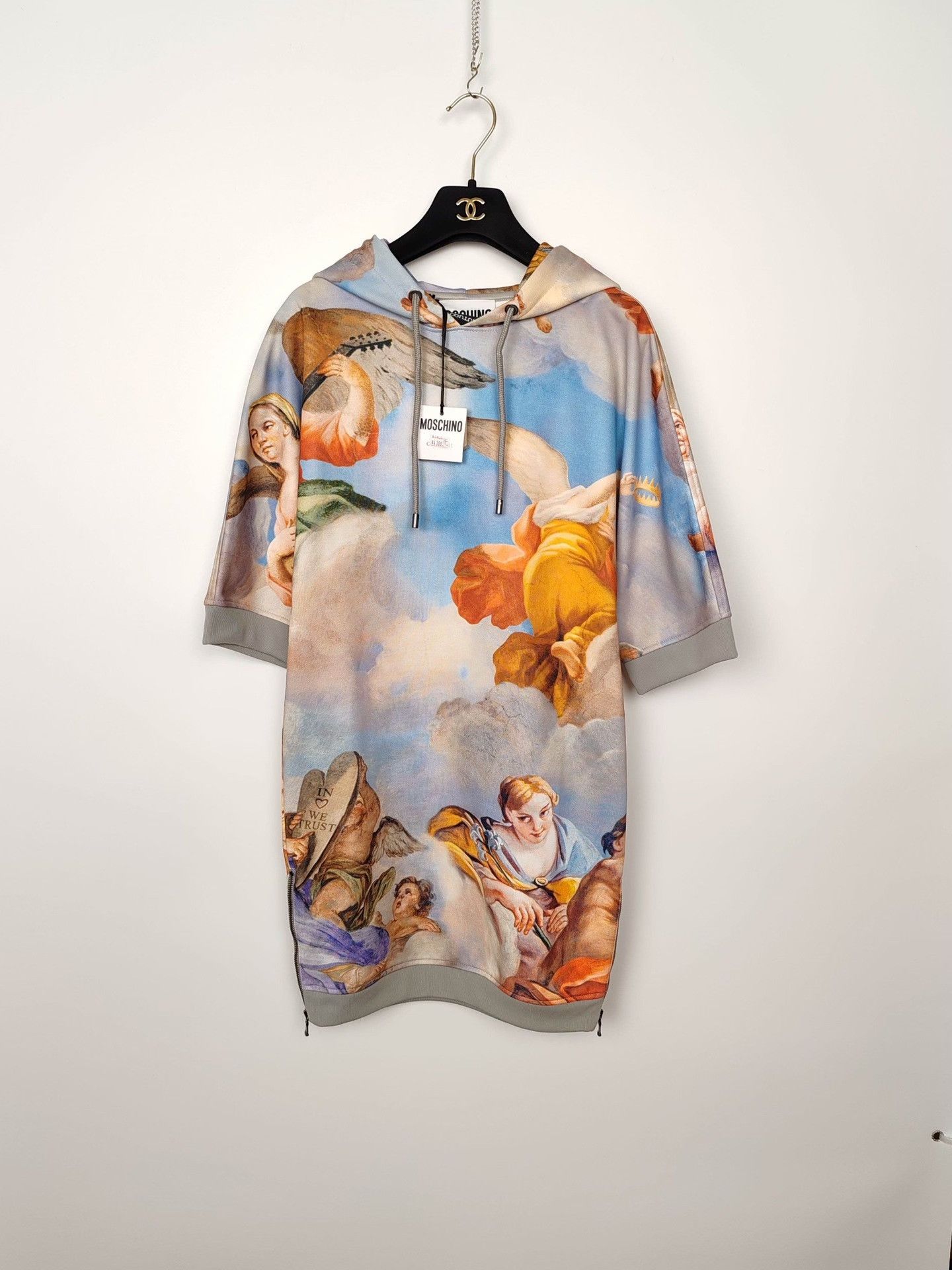 Moschino Moschino Angel Print Hoodie Dress Size IT 36 Size XS / US 0-2 / IT 36-38 - 2 Thumbnail