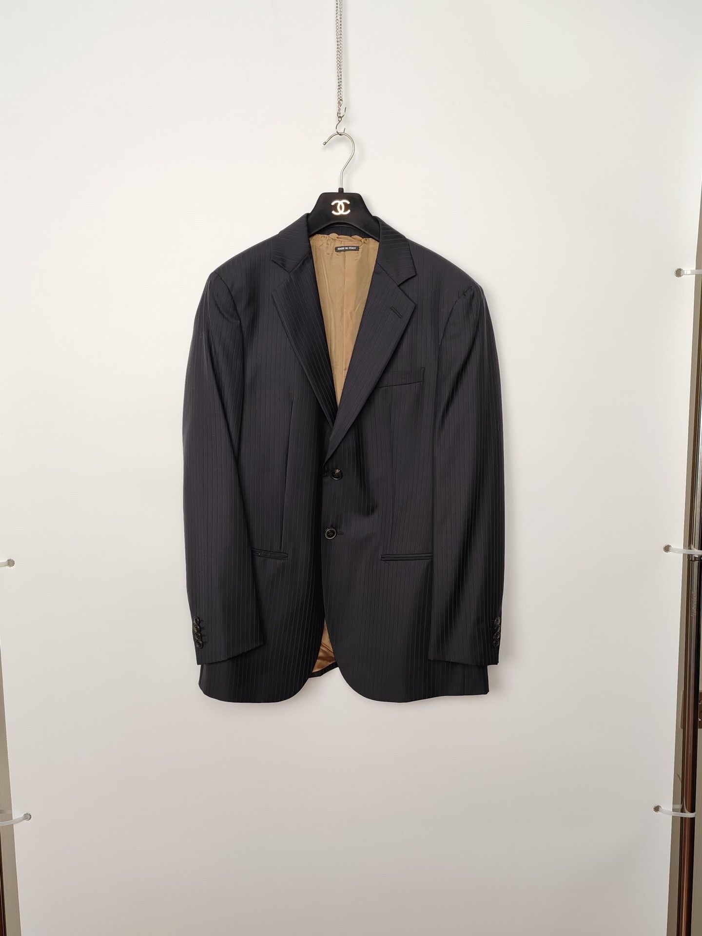 Giorgio Armani Giorgio Armani Presidential Pinstripe Blazer Size 40R Size 40R - 2 Thumbnail