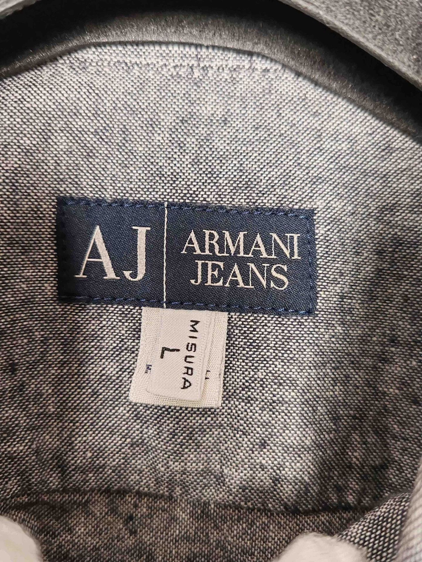 Armani Armani Jeans Linen Blend Shirt Size L Size US L / EU 52-54 / 3 - 4 Thumbnail