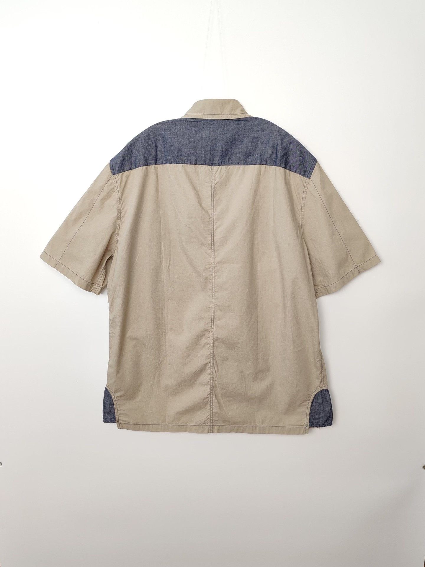 Armani Armani Jeans Denim Contrast Shirt Size XL Size US XL / EU 56 / 4 - 3 Thumbnail