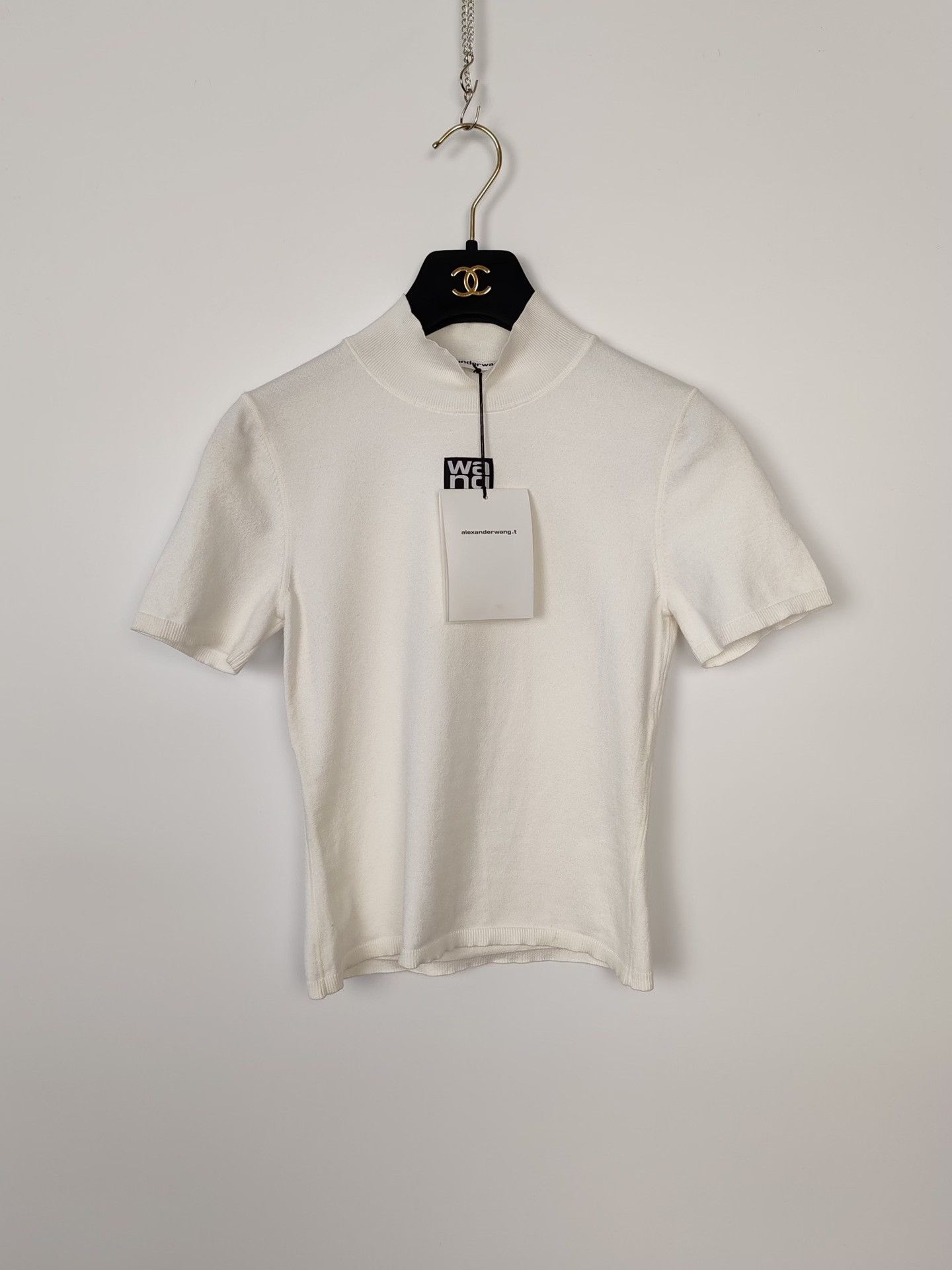 Alexander Wang Alexander Wang Logo Patch Mock Neck Top Size S Size S / US 4 / IT 40 - 2 Thumbnail