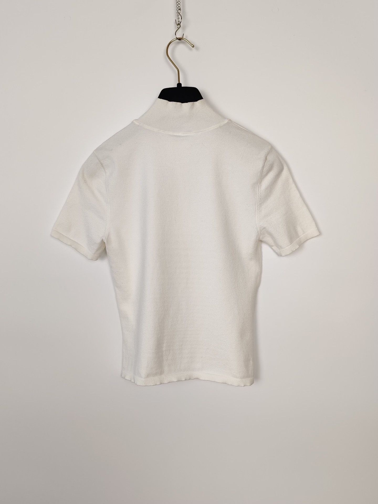 Alexander Wang Alexander Wang Logo Patch Mock Neck Top Size S Size S / US 4 / IT 40 - 3 Thumbnail