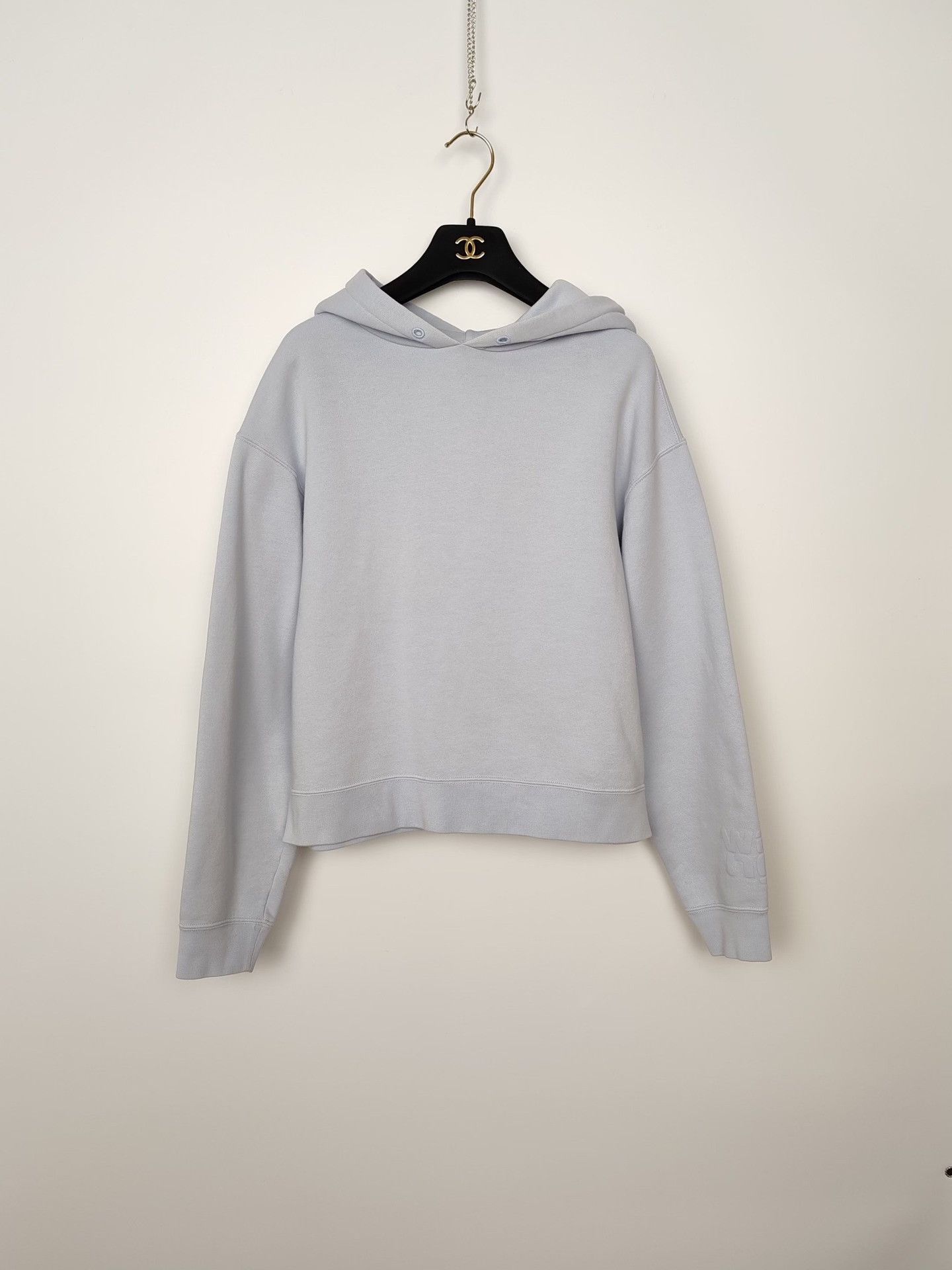Alexander Wang Alexander Wang Embossed Logo Hoodie Size XS Size XS / US 0-2 / IT 36-38 - 2 Thumbnail