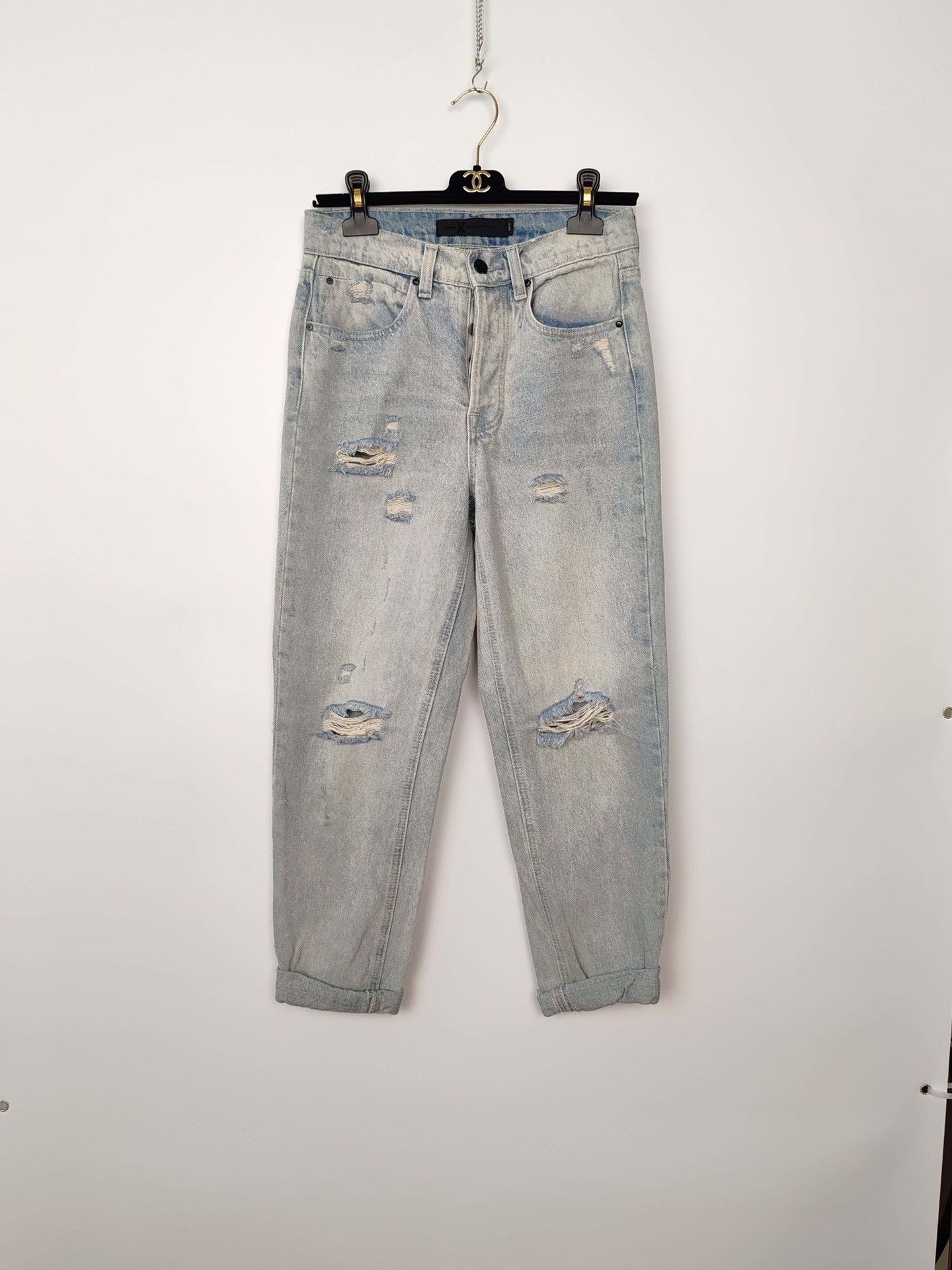 Alexander Wang Alexander Wang Distressed Jeans Size 25 Size 25" / US 0 / IT 36 - 2 Thumbnail