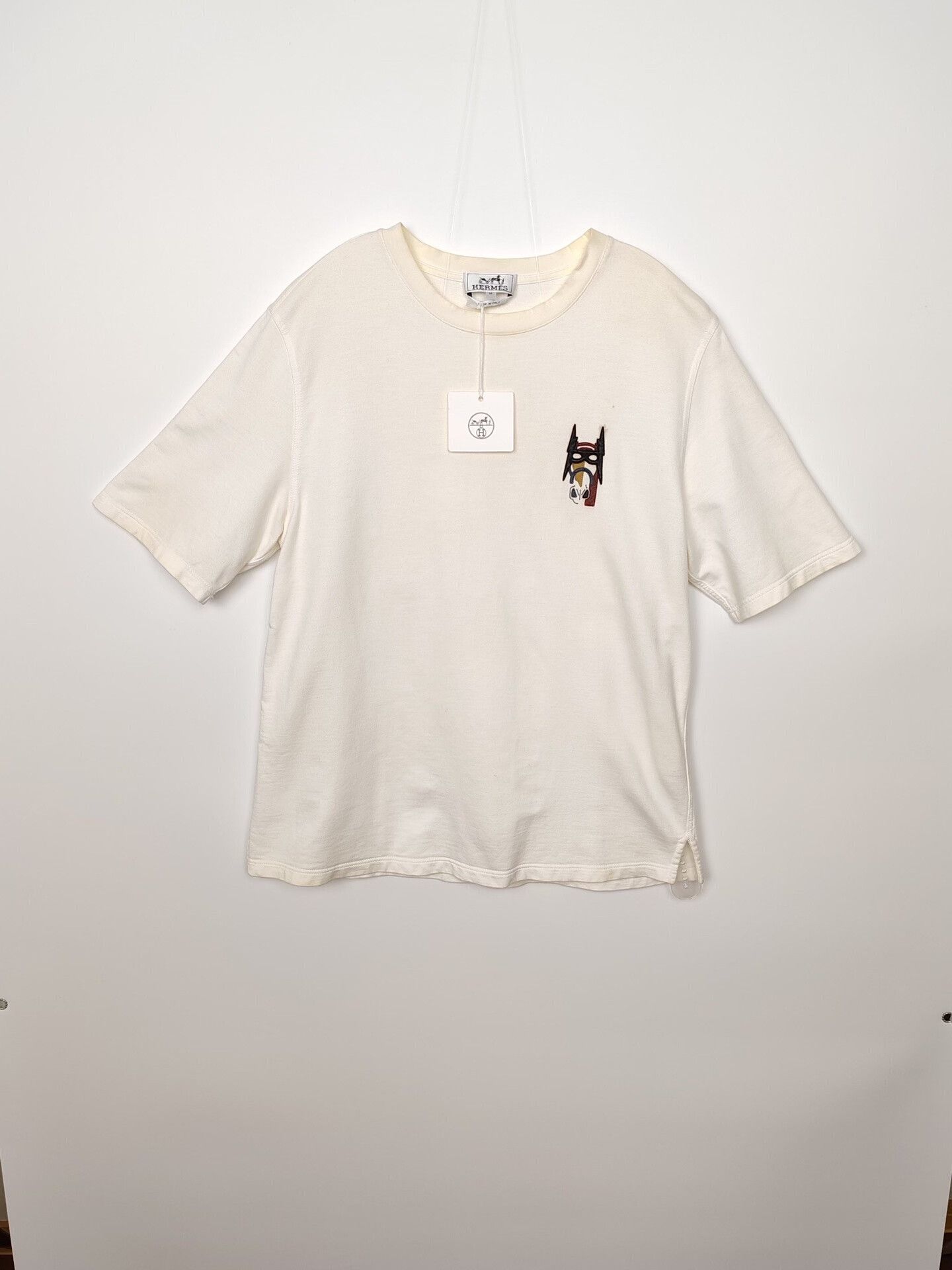 Hermes Hermès Horse Embroidery T-Shirt Size M Size US M / EU 48-50 / 2 - 2 Thumbnail