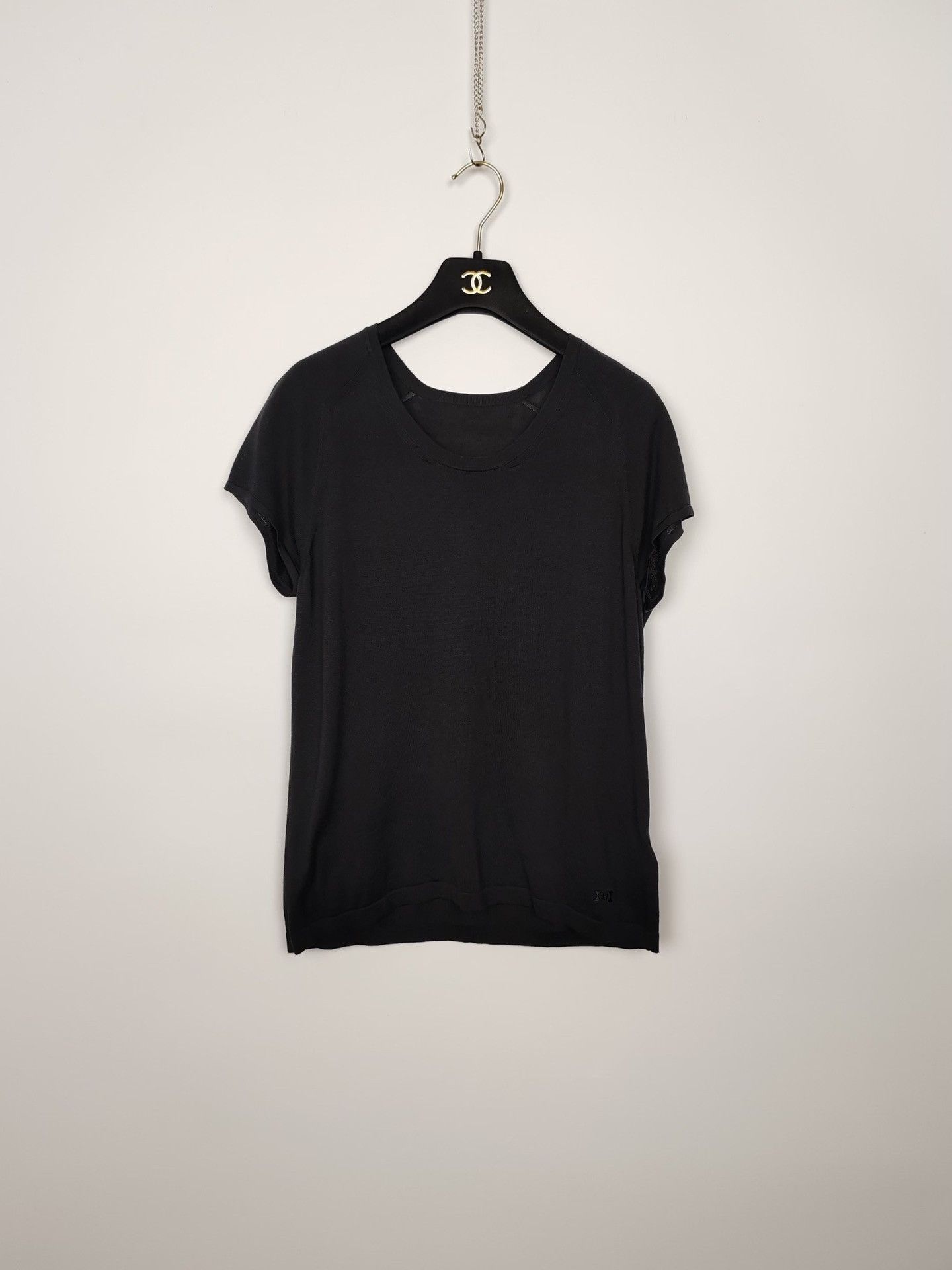 Hermes Hermès Silk Cotton Short Sleeve Top Size 40 Size M / US 6-8 / IT 42-44 - 2 Thumbnail