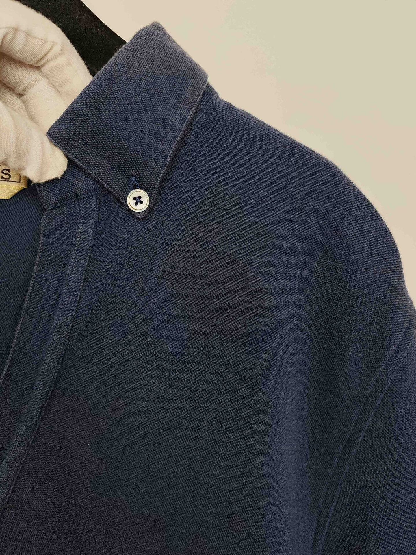 Hermes Hermès Blue Cotton Polo Size M Size US M / EU 48-50 / 2 - 5 Thumbnail