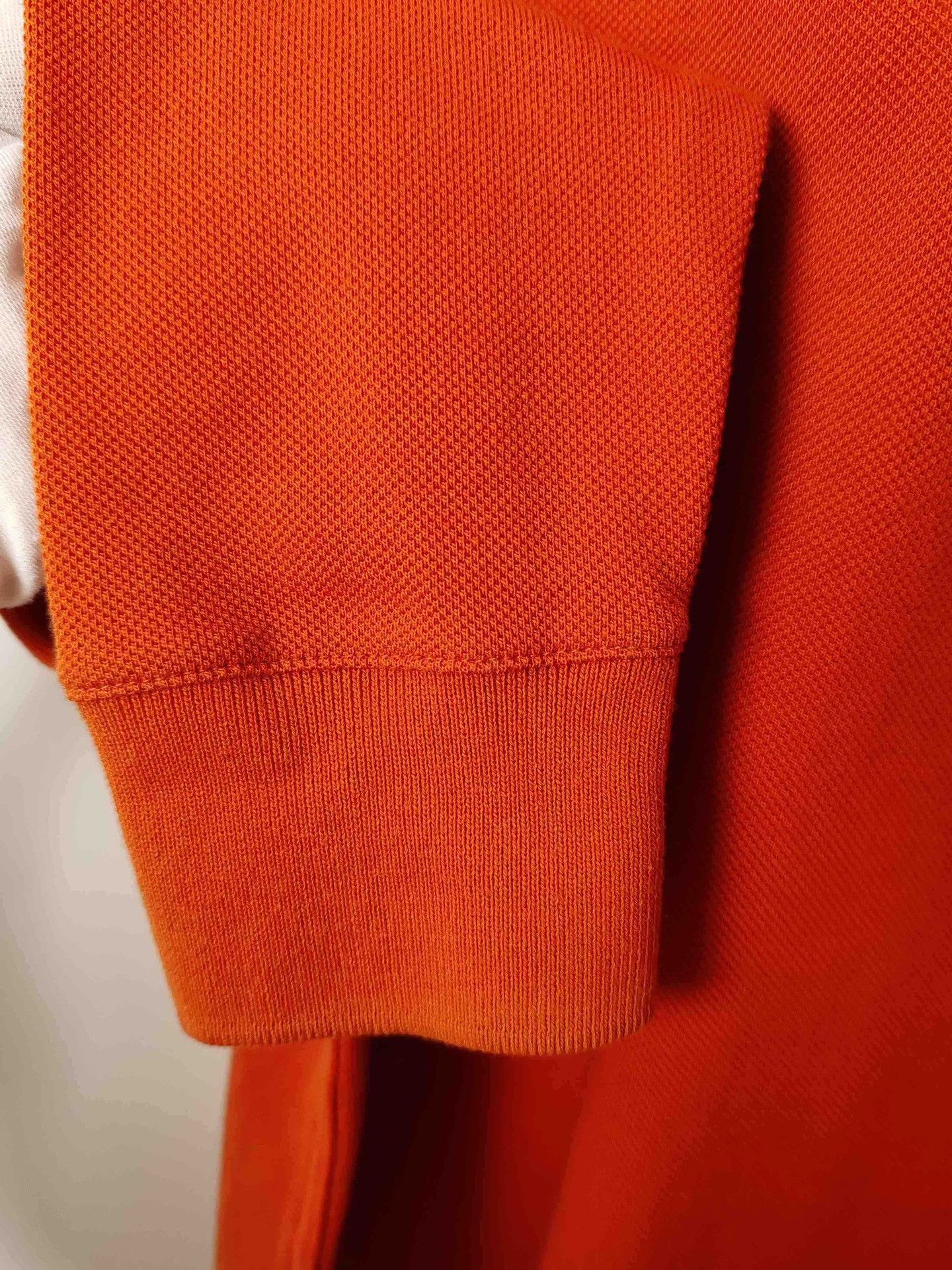 Hermes Hermès Orange Long Sleeve Polo Size XS Size XS / US 0-2 / IT 36-38 - 8 Thumbnail