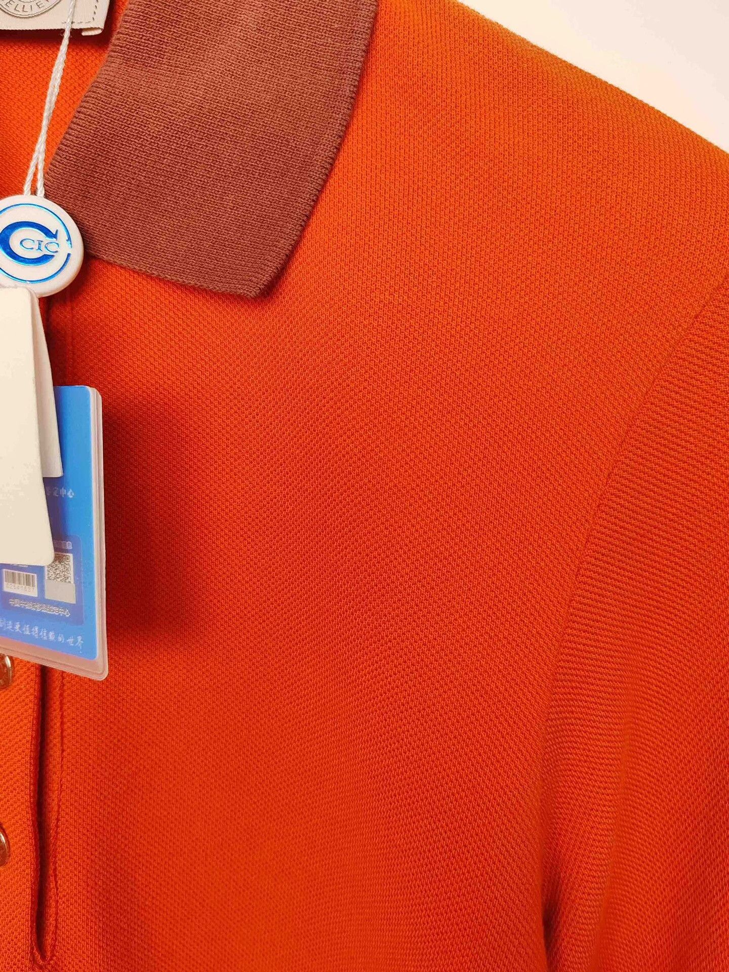 Hermes Hermès Orange Long Sleeve Polo Size XS Size XS / US 0-2 / IT 36-38 - 6 Thumbnail