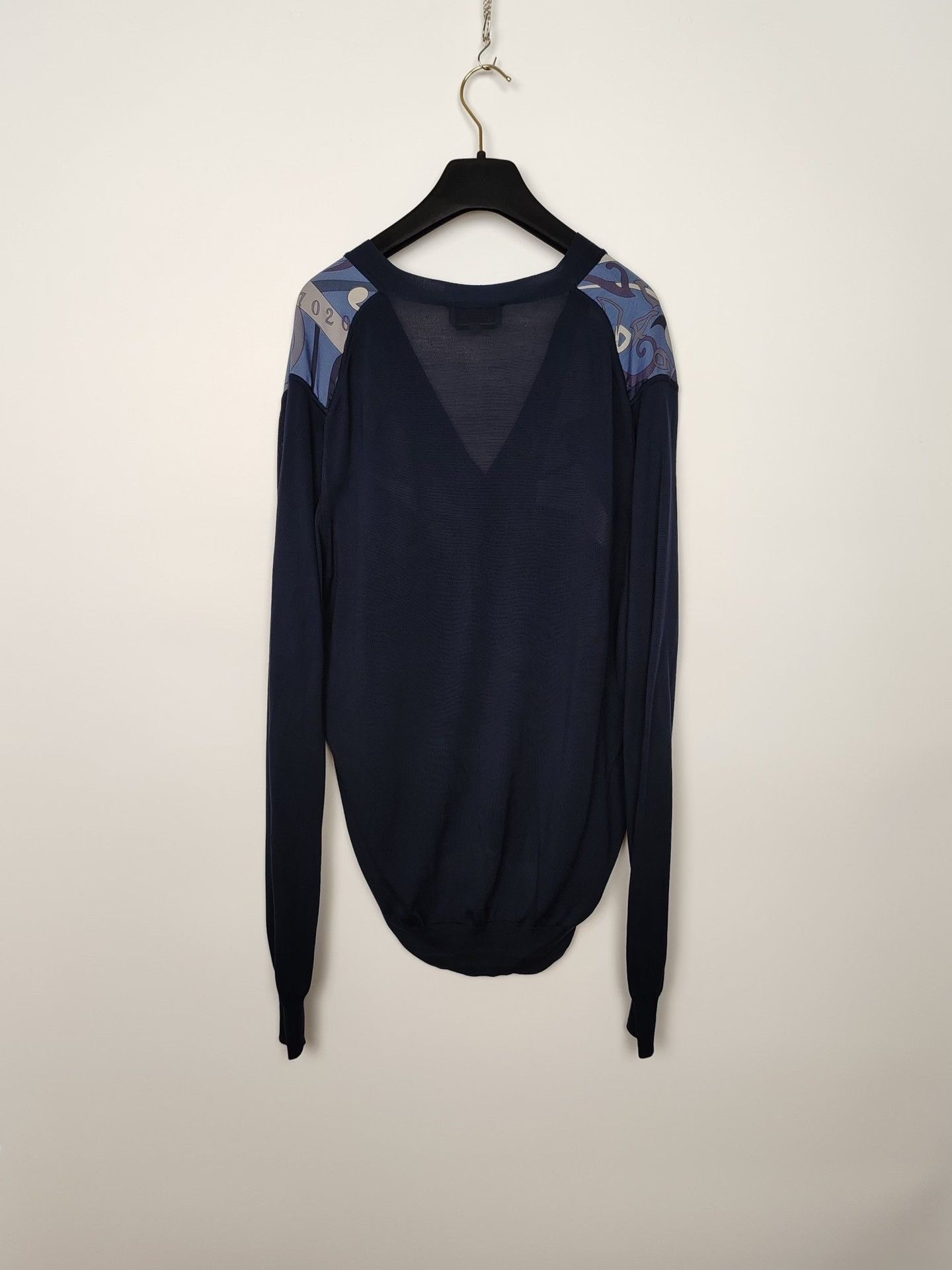 Hermes Hermès Geometric Print Cardigan Size L Size US L / EU 52-54 / 3 - 3 Thumbnail