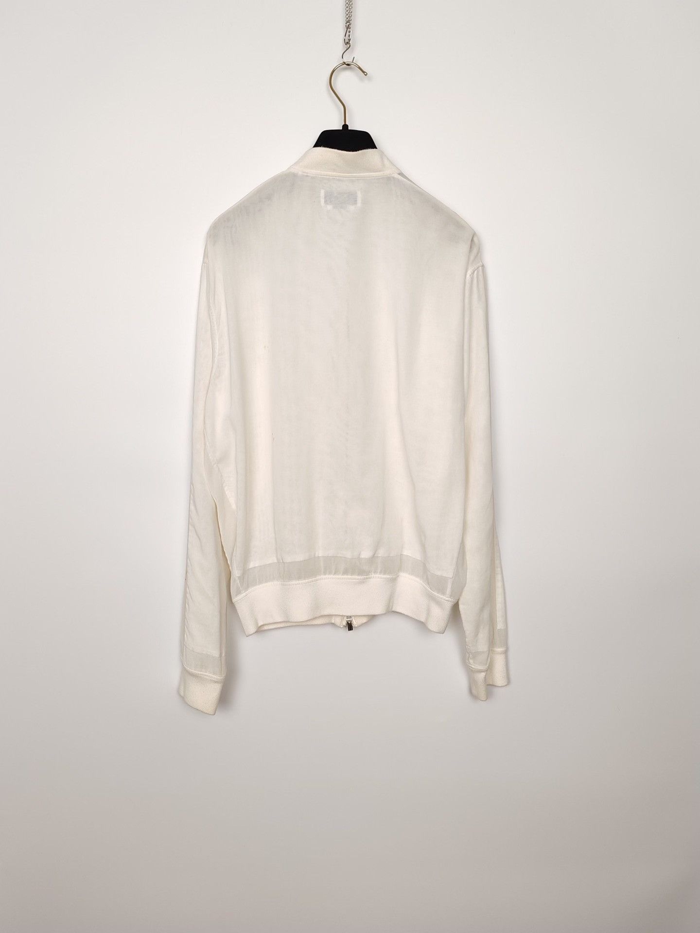 Hermes Hermes White Cotton Bomber Jacket Size 38 Size S / US 4 / IT 40 - 3 Thumbnail