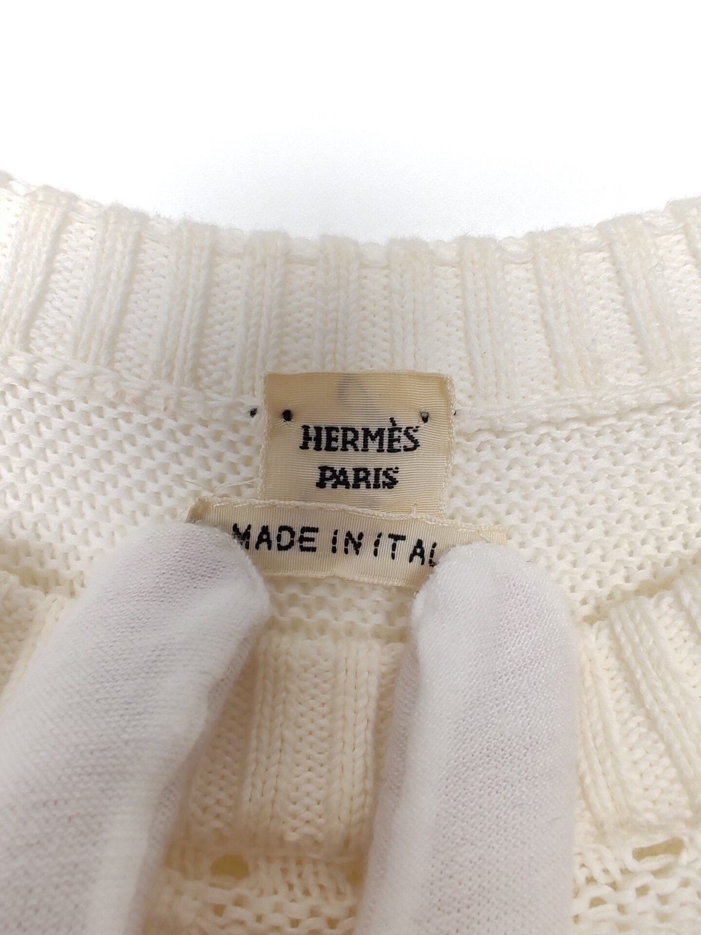 Hermes Hermes Textured Knit Sweater Size 36 Size XS / US 0-2 / IT 36-38 - 4 Thumbnail