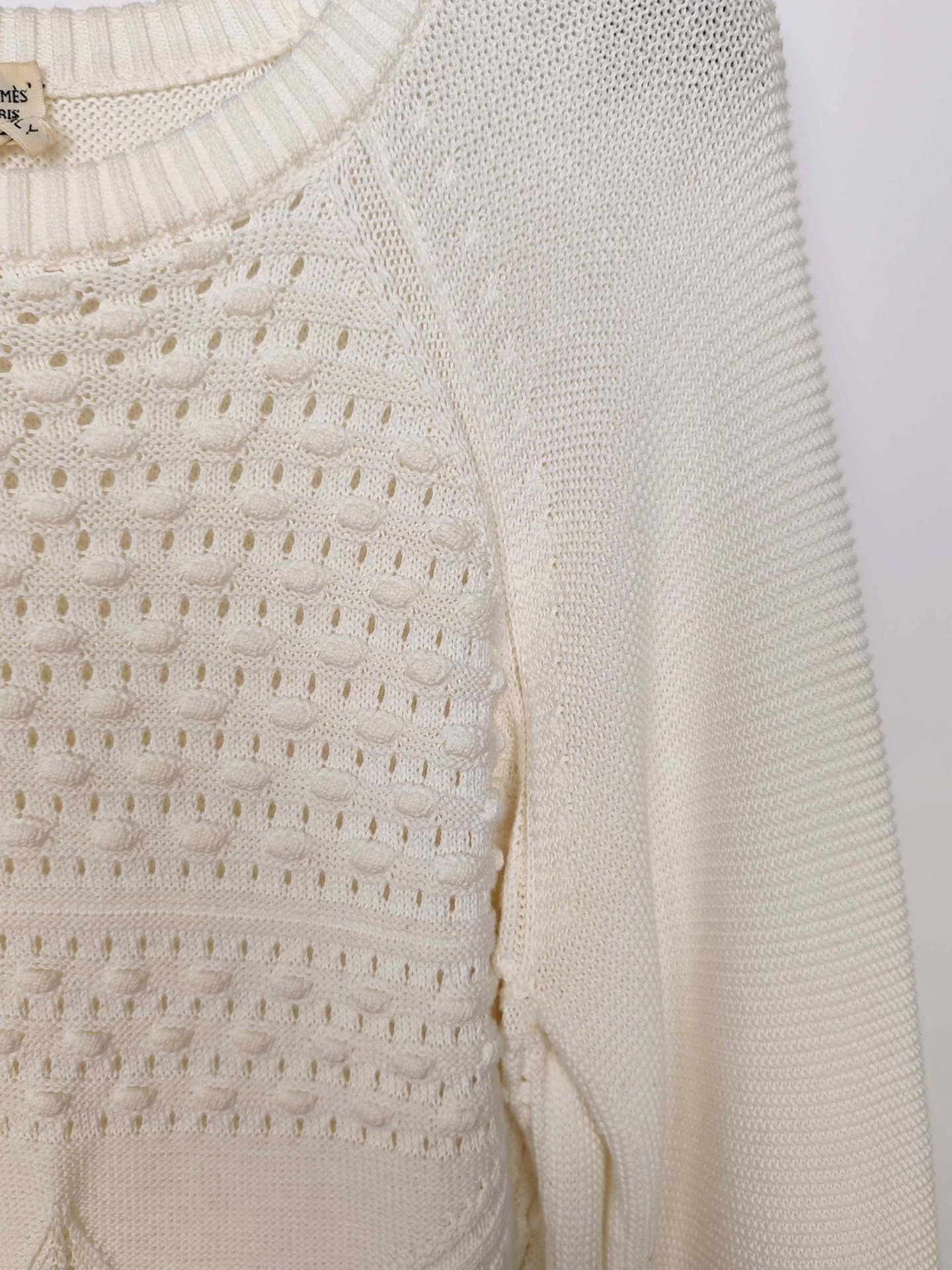Hermes Hermes Textured Knit Sweater Size 36 Size XS / US 0-2 / IT 36-38 - 5 Thumbnail