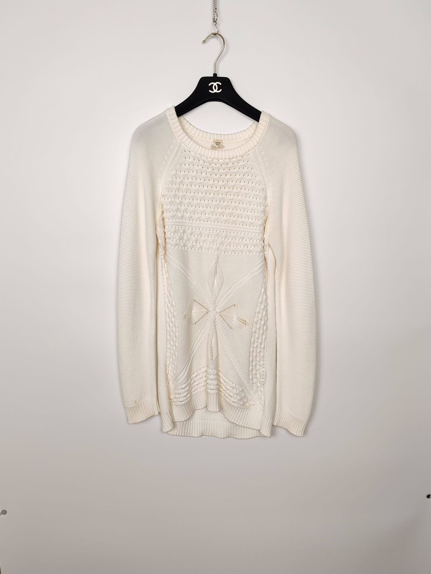 Hermes Hermes Textured Knit Sweater Size 36 Size XS / US 0-2 / IT 36-38 - 2 Thumbnail