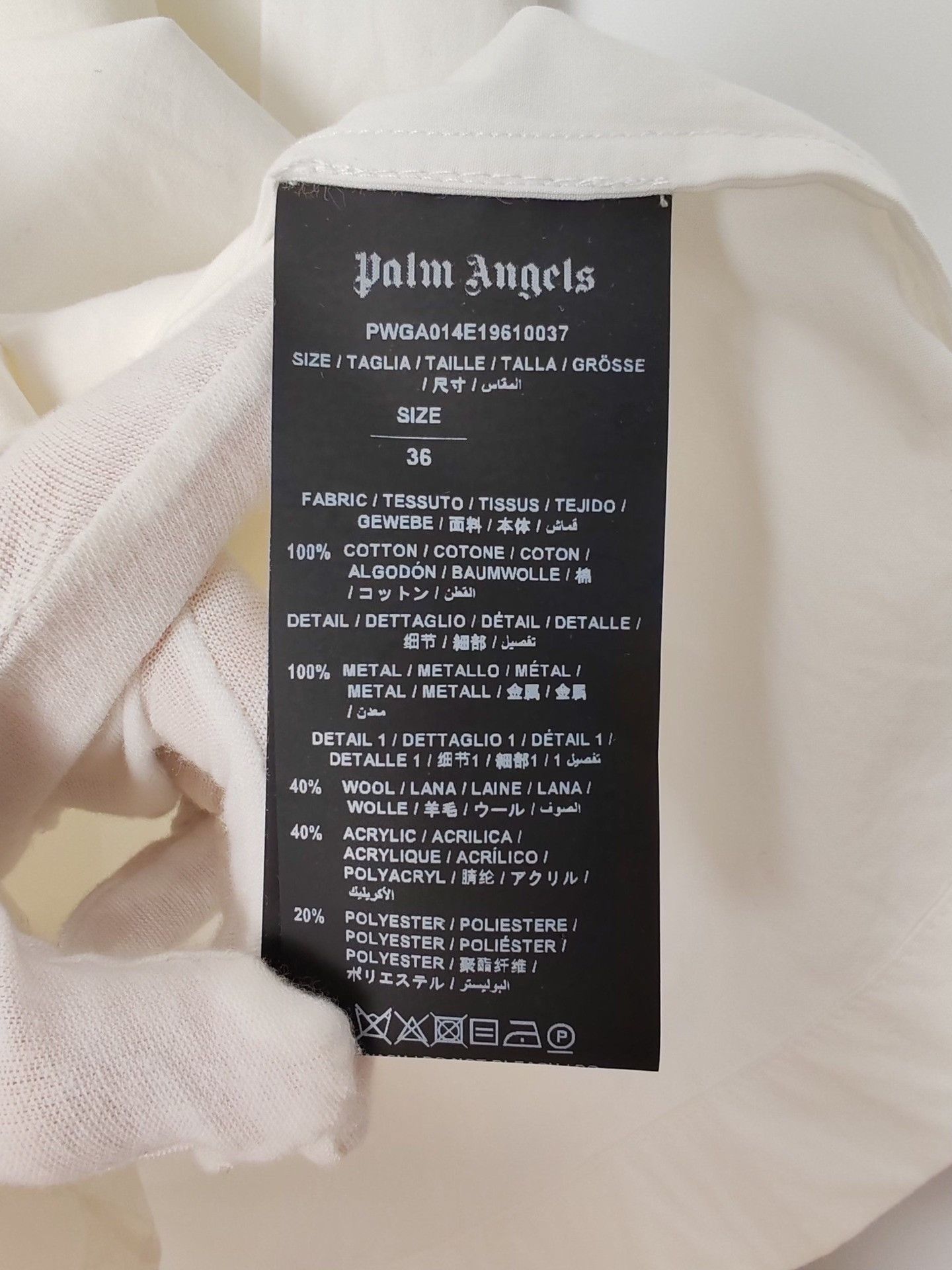 Palm Angels Palm Angels Heart Patch Button Up Shirt Size 36 Size XS / US 0-2 / IT 36-38 - 7 Thumbnail