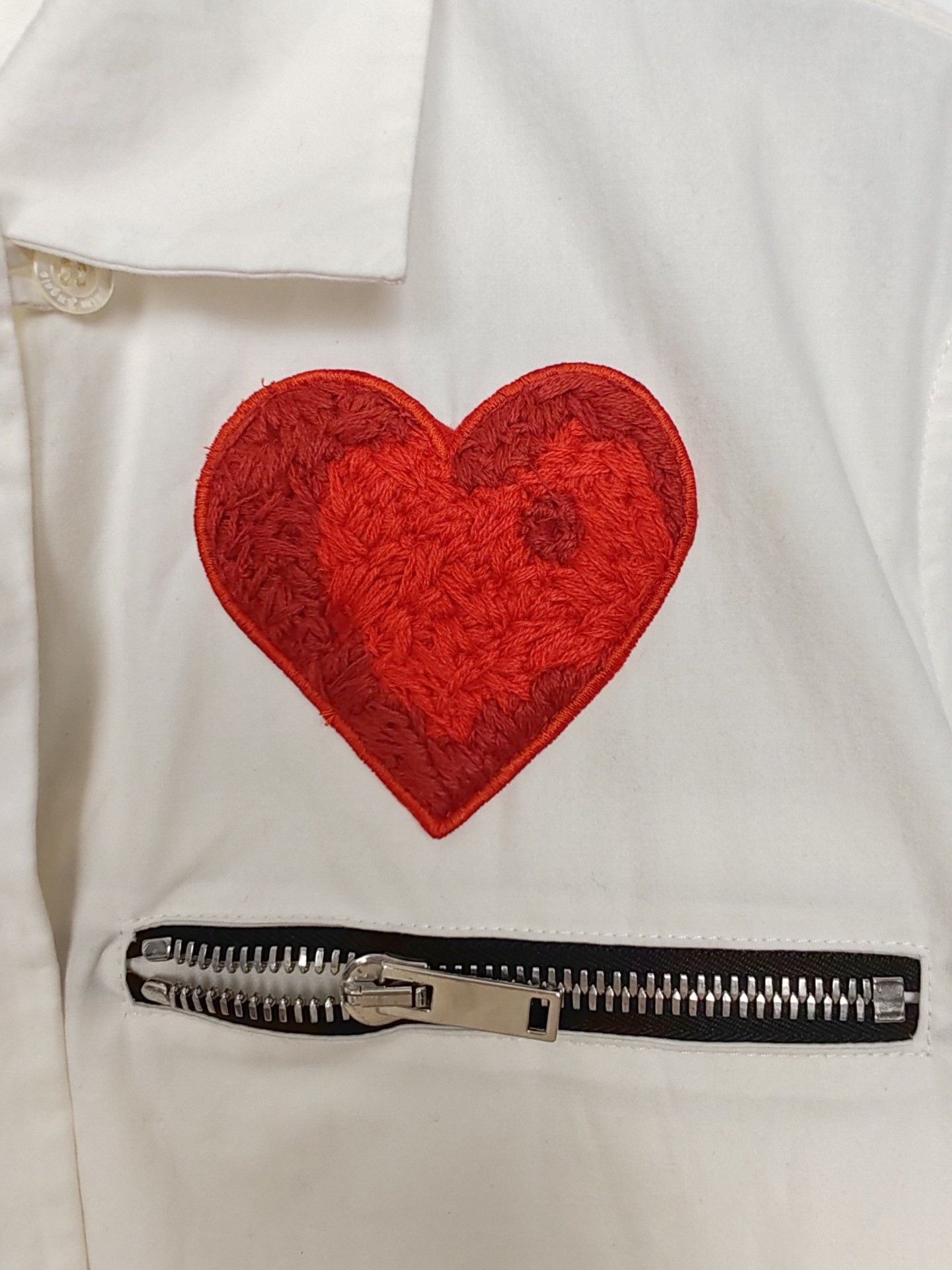 Palm Angels Palm Angels Heart Patch Button Up Shirt Size 36 Size XS / US 0-2 / IT 36-38 - 5 Thumbnail