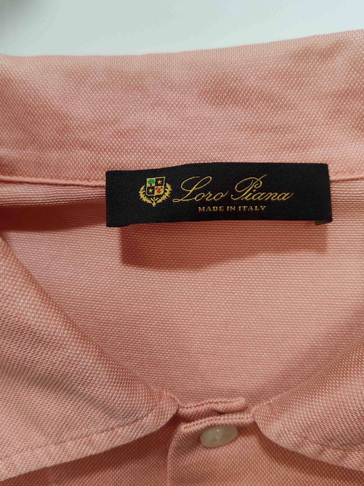 Loro Piana Loro Piana Silk Blend Polo Shirt Size S Size US S / EU 44-46 / 1 - 4 Thumbnail