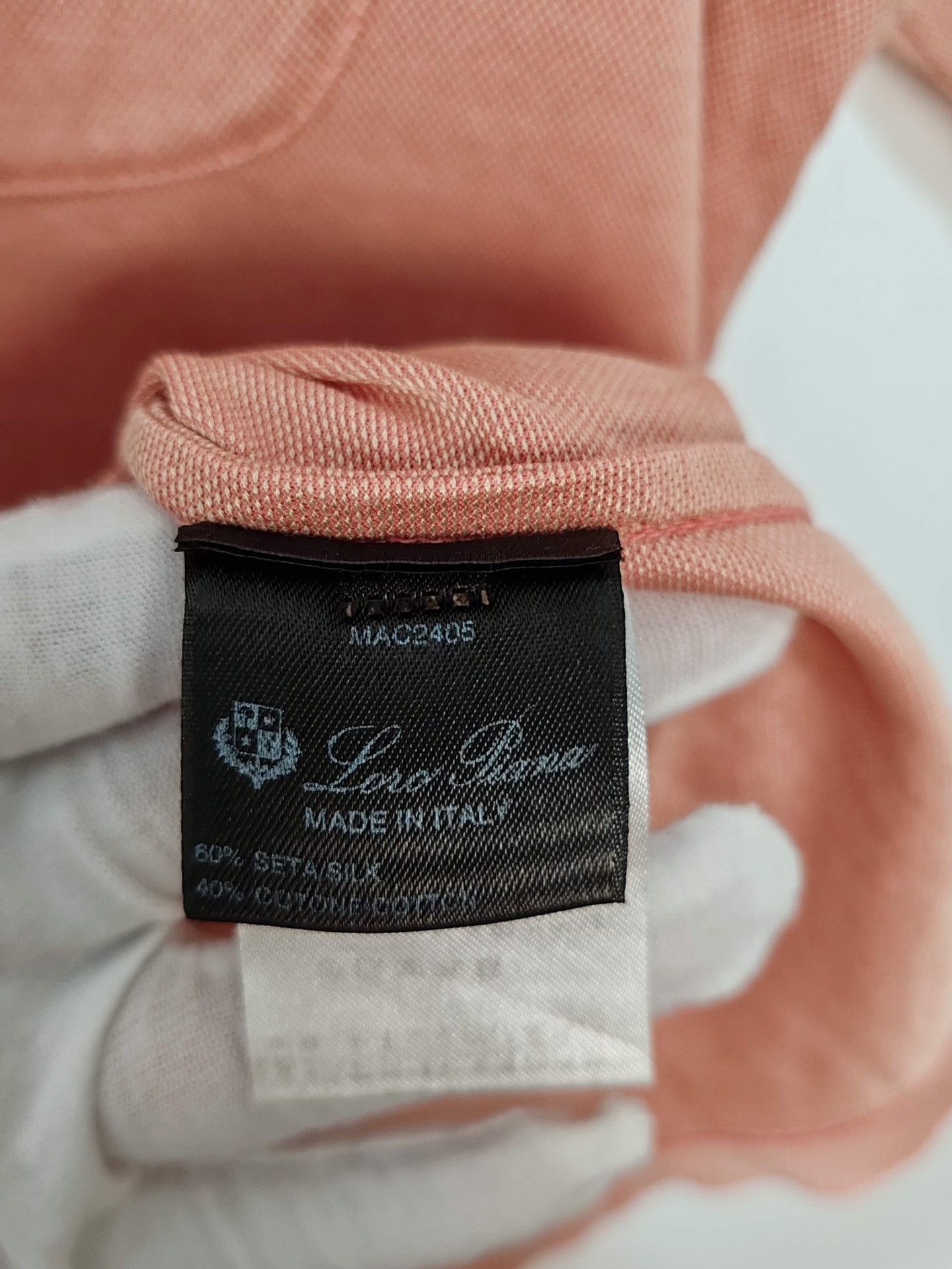 Loro Piana Loro Piana Silk Blend Polo Shirt Size S Size US S / EU 44-46 / 1 - 5 Thumbnail