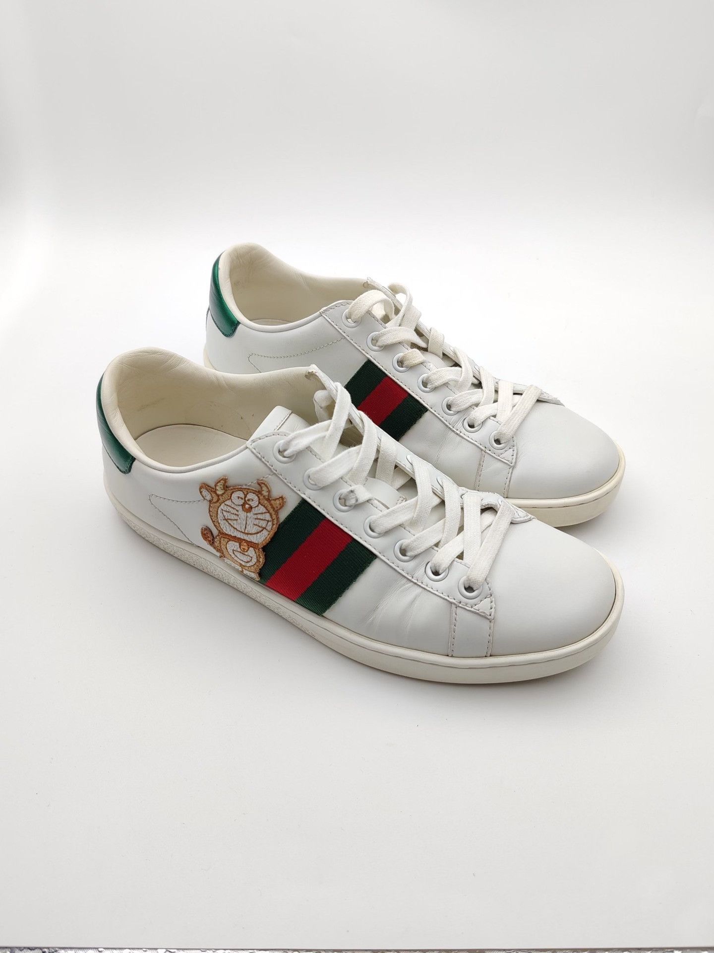 Gucci Gucci x Doraemon Ace Sneakers Size 36.5 Size US 6.5 / IT 36.5 - 4 Thumbnail