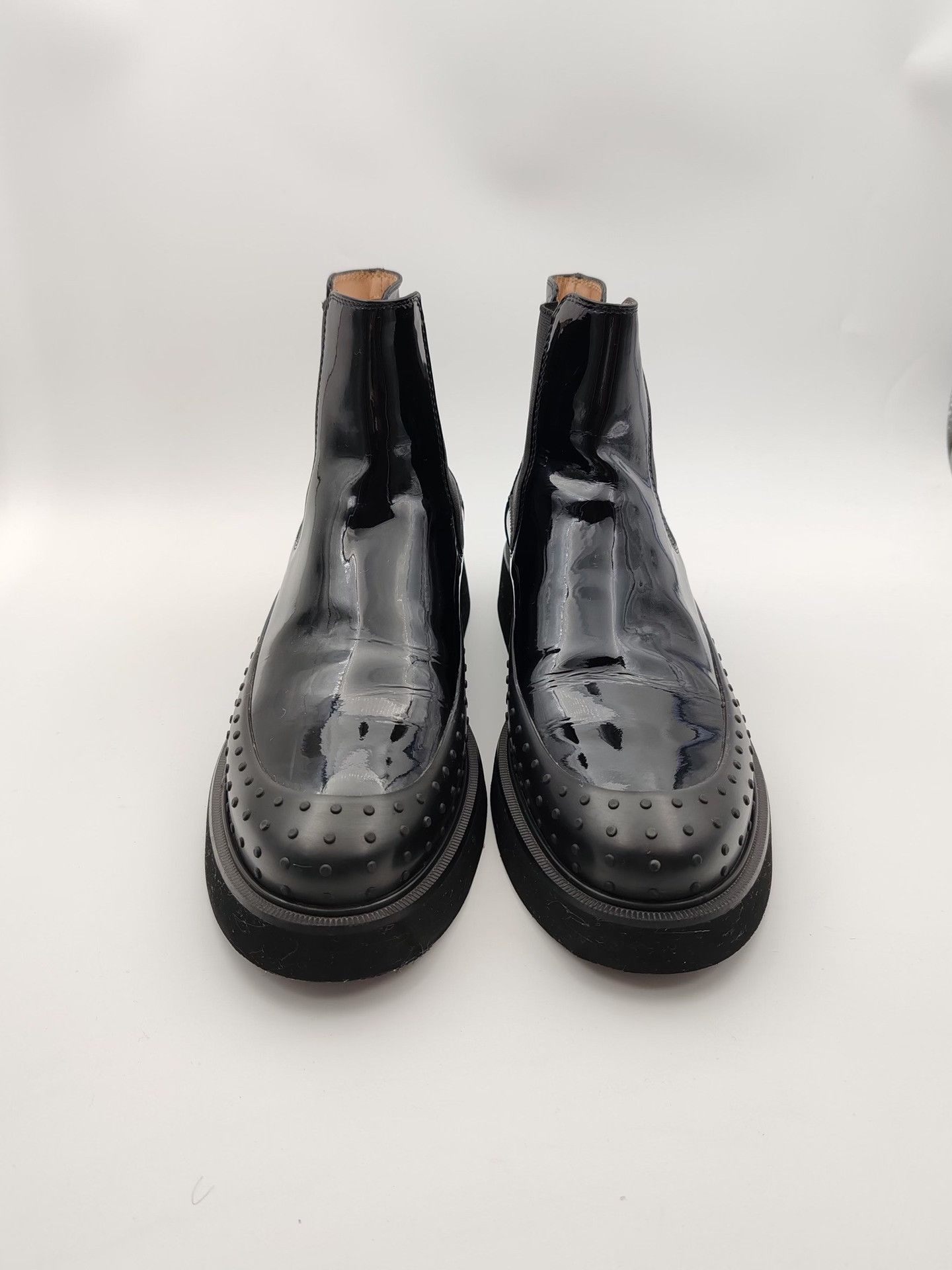 Tod's Tod's Patent Leather Chelsea Boots Size 40 Size US 10 / IT 40 - 4 Thumbnail