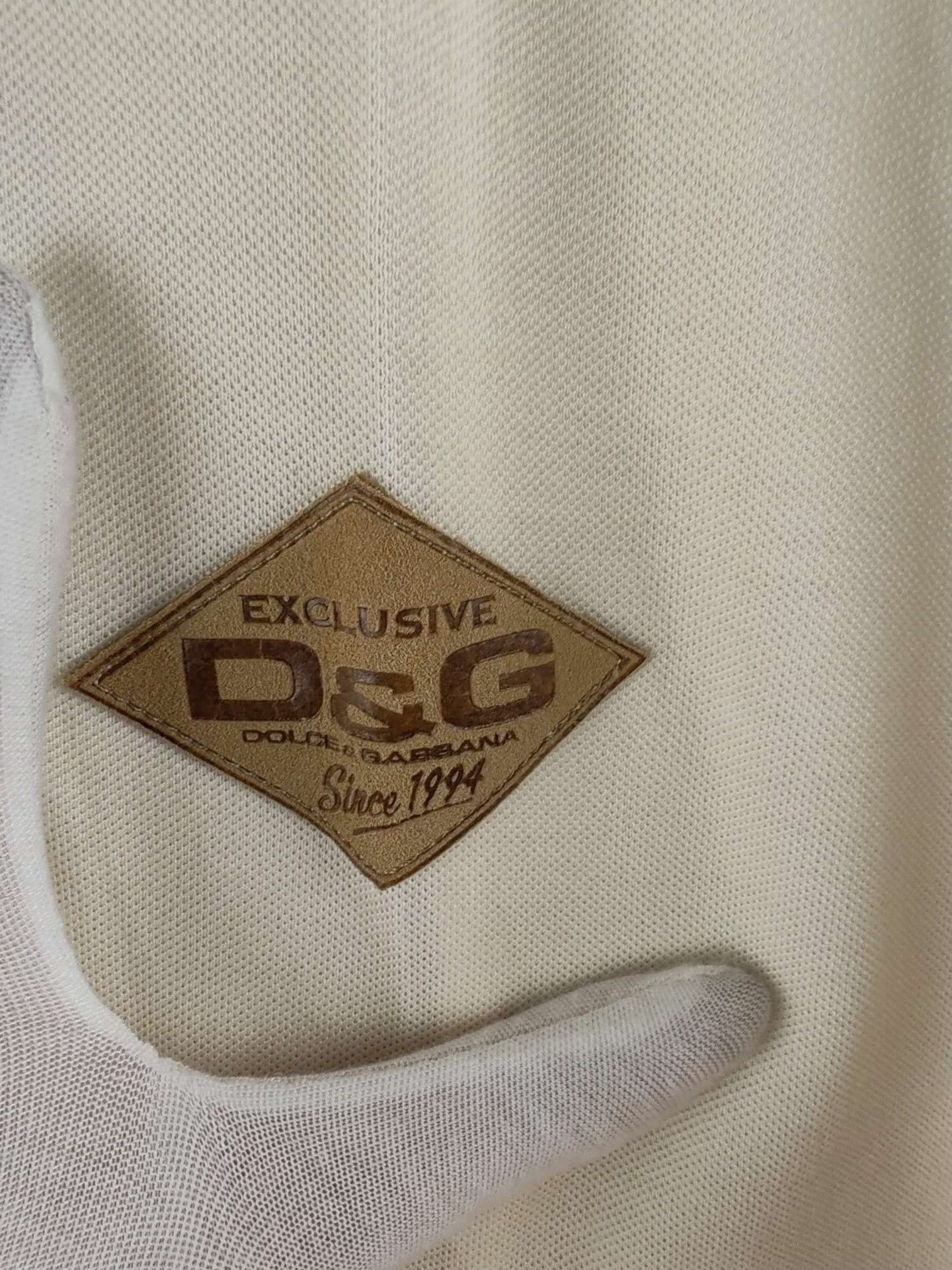 Dolce & Gabbana D&G Logo Patch Polo Shirt Size XL Size US XL / EU 56 / 4 - 6 Thumbnail