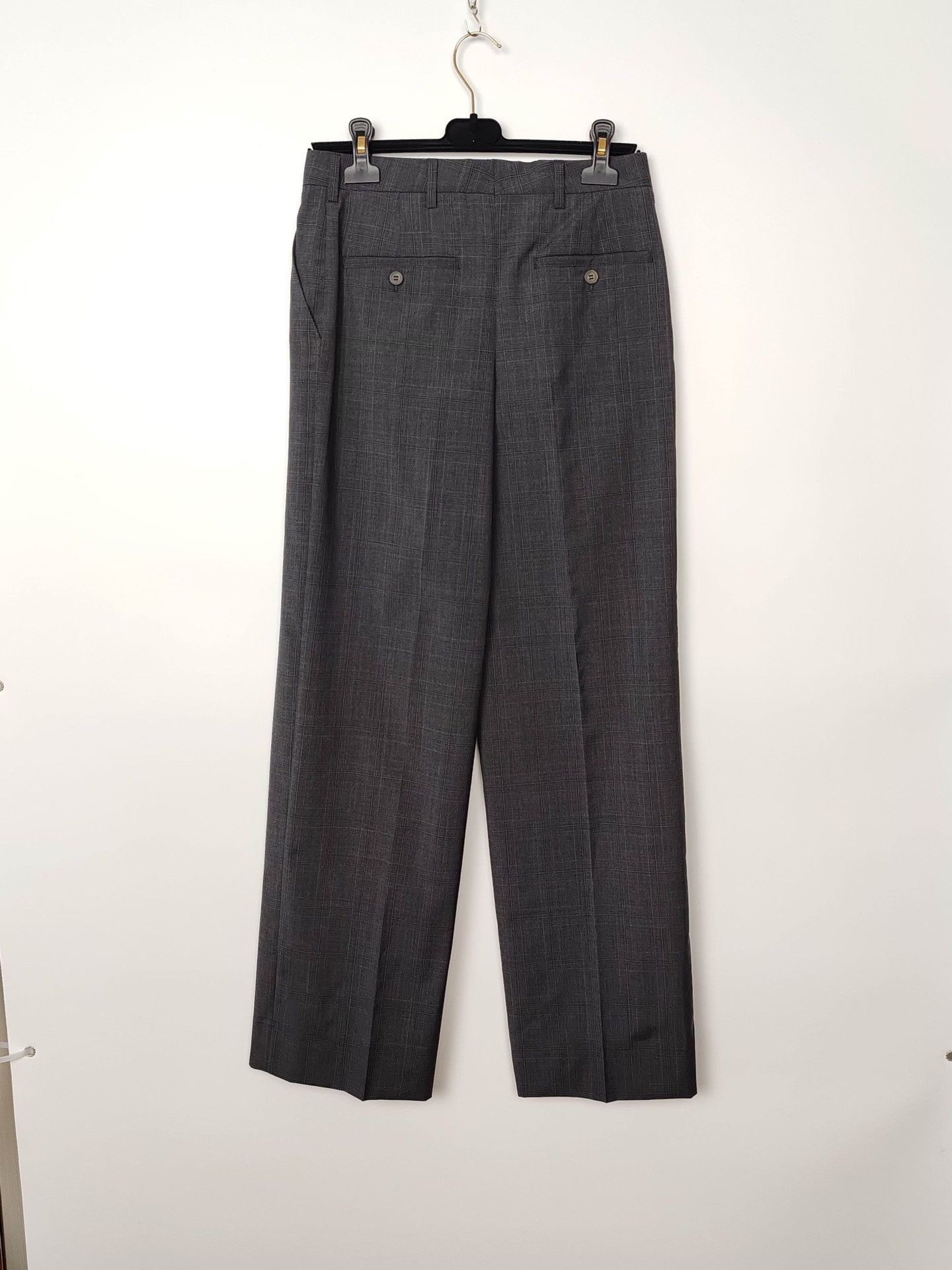 Miu Miu Miu Miu Check Virgin Wool Pants Size IT 36 Size 25" / US 0 / IT 36 - 3 Thumbnail