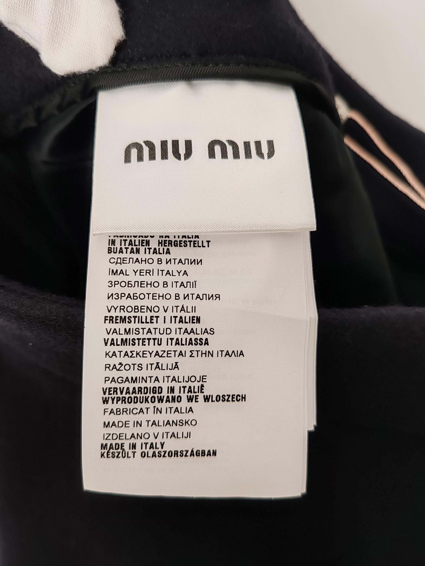 Miu Miu Miu Miu Wool Mini Skirt Size 36 Size 25" / US 0 / IT 36 - 6 Thumbnail