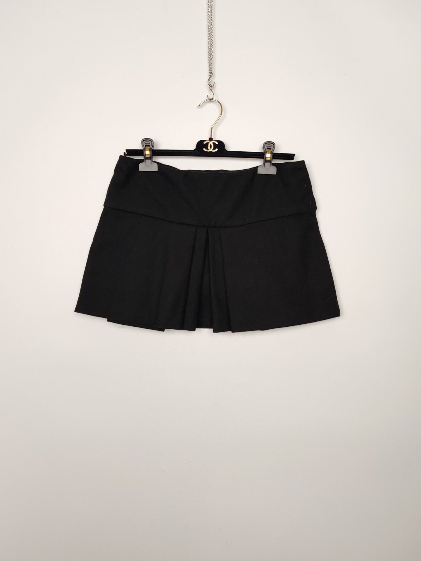 Miu Miu Miu Miu Wool Pleated Mini Skirt Size 40 Size 27" / US 4 / IT 40 - 2 Thumbnail