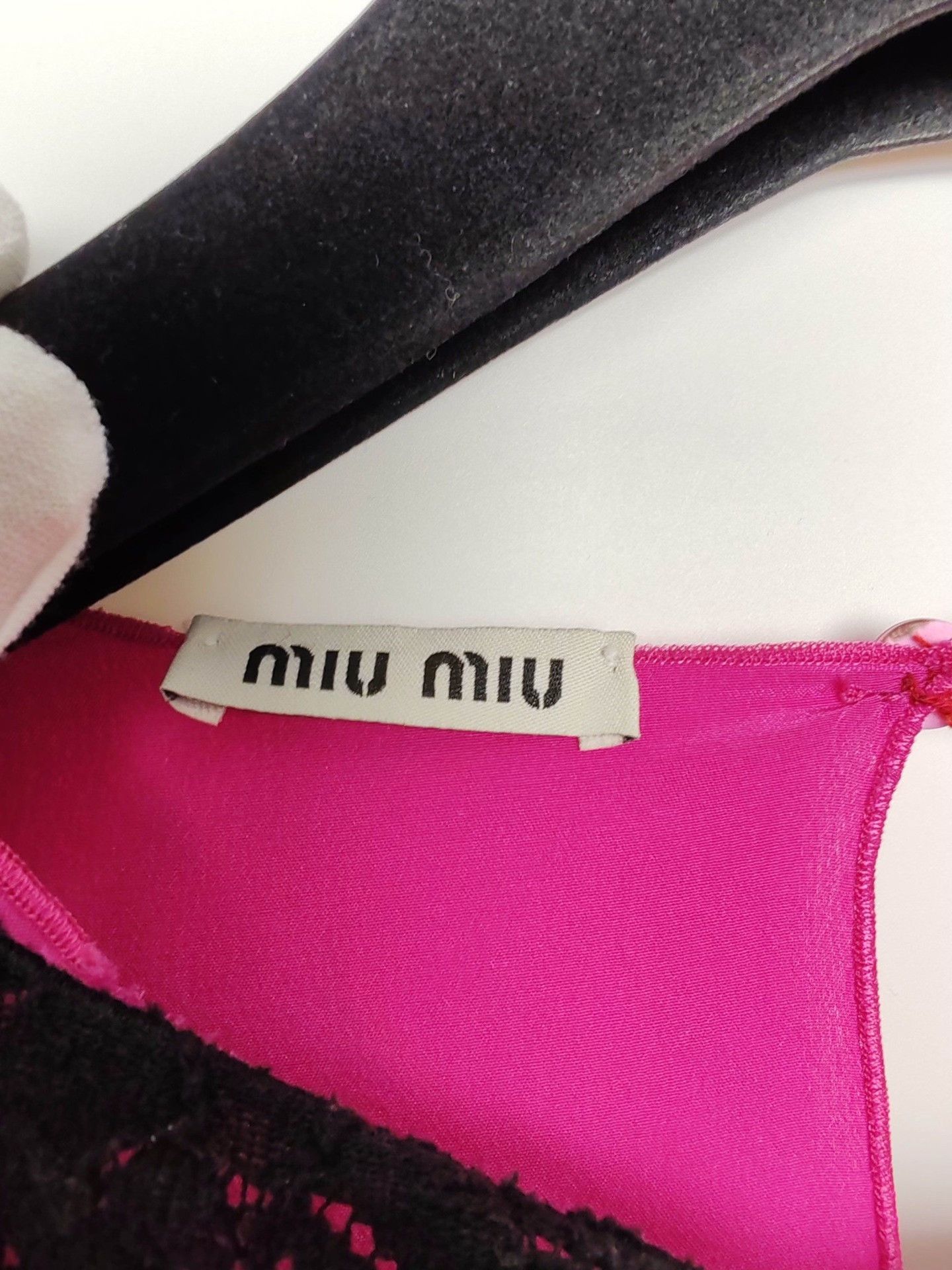 Miu Miu Miu Miu Silk Lace Bow Blouse Size 40 Size S / US 4 / IT 40 - 4 Thumbnail