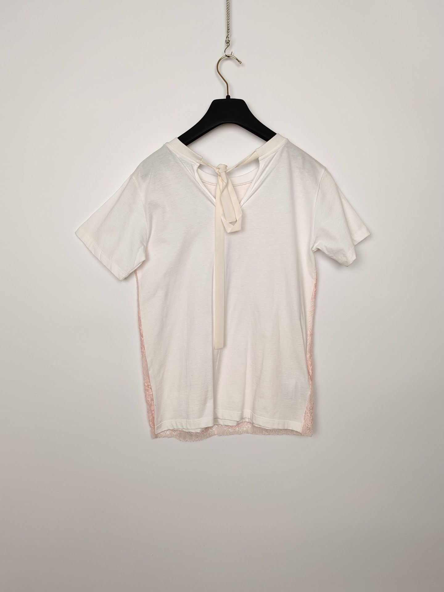 Miu Miu Miu Miu Floral Lace Short Sleeve T-Shirt Size S Size S / US 4 / IT 40 - 3 Thumbnail