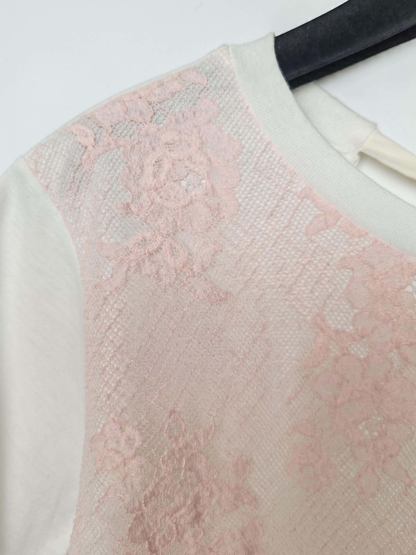 Miu Miu Miu Miu Floral Lace Short Sleeve T-Shirt Size S Size S / US 4 / IT 40 - 6 Thumbnail