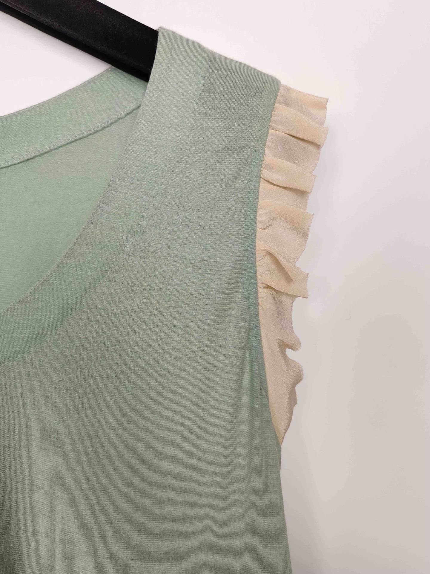 Miu Miu Miu Miu Ruffle Trim Tank Top Size XS Size XS / US 0-2 / IT 36-38 - 6 Thumbnail