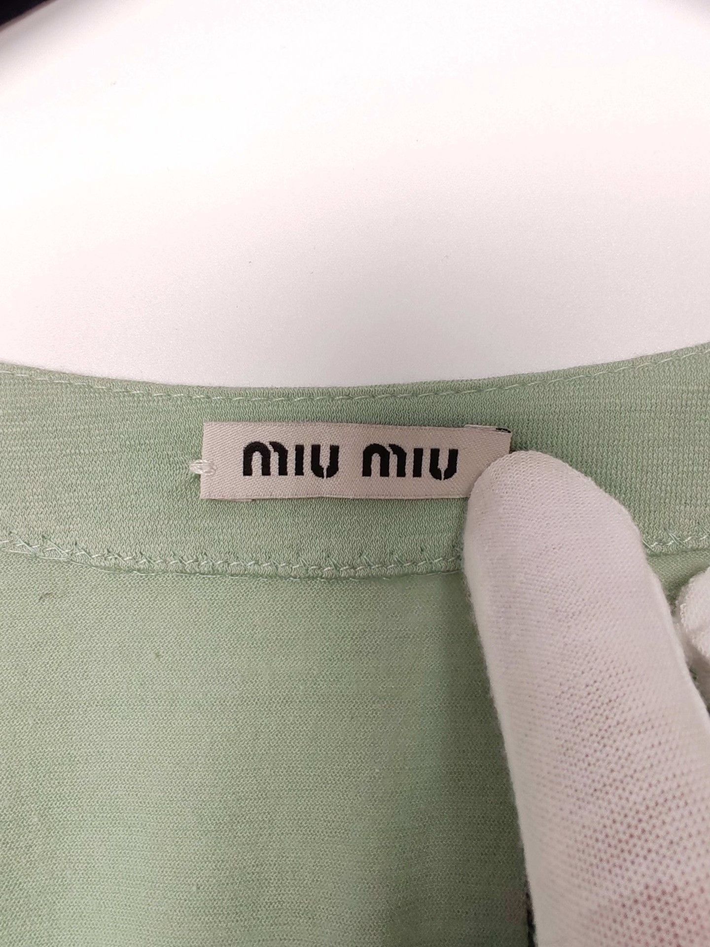 Miu Miu Miu Miu Ruffle Trim Tank Top Size XS Size XS / US 0-2 / IT 36-38 - 4 Thumbnail