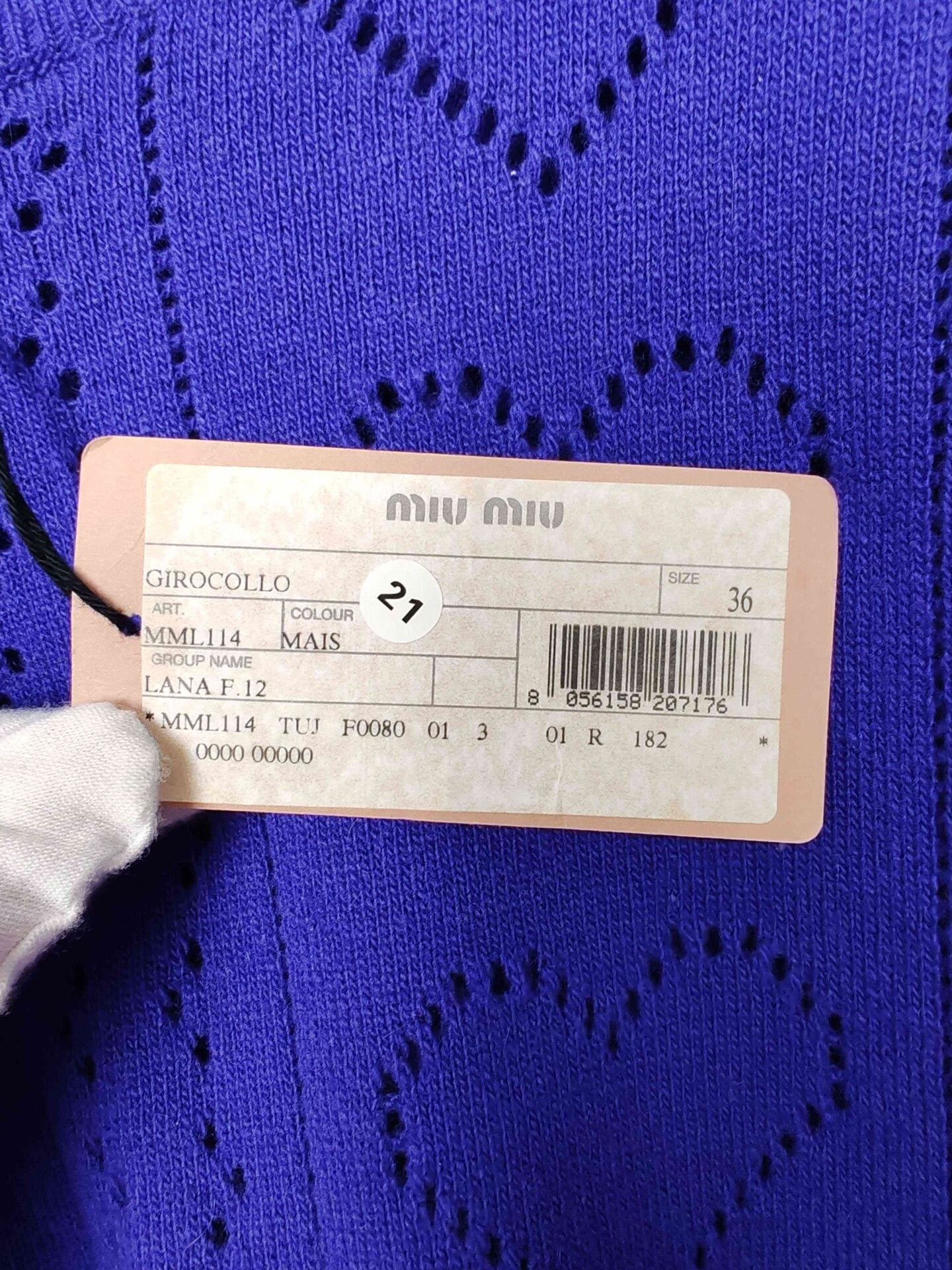 Miu Miu Miu Miu Heart Pattern Sweater Size 36 Size XS / US 0-2 / IT 36-38 - 5 Thumbnail